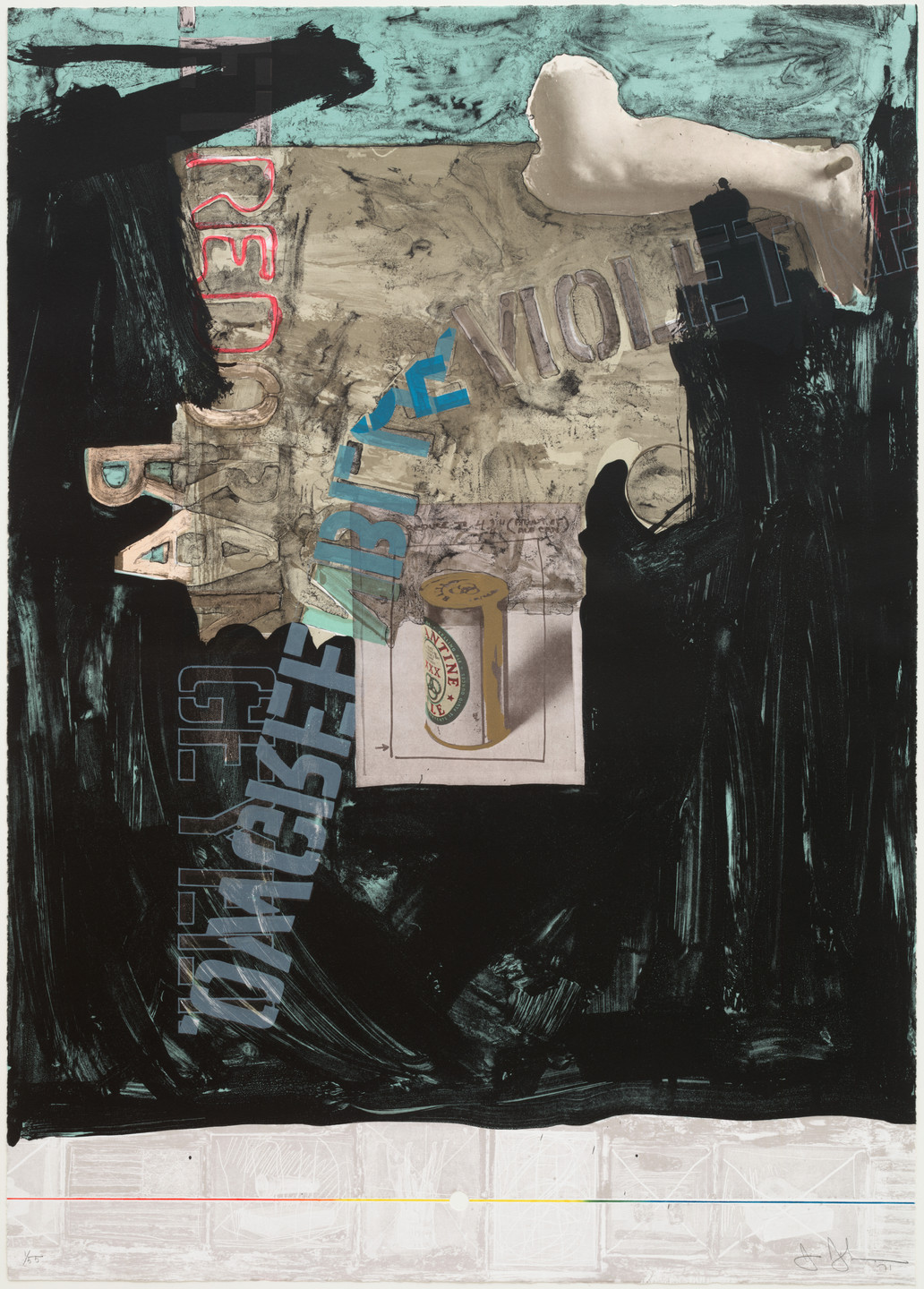 Jasper Johns. Decoy. 1971