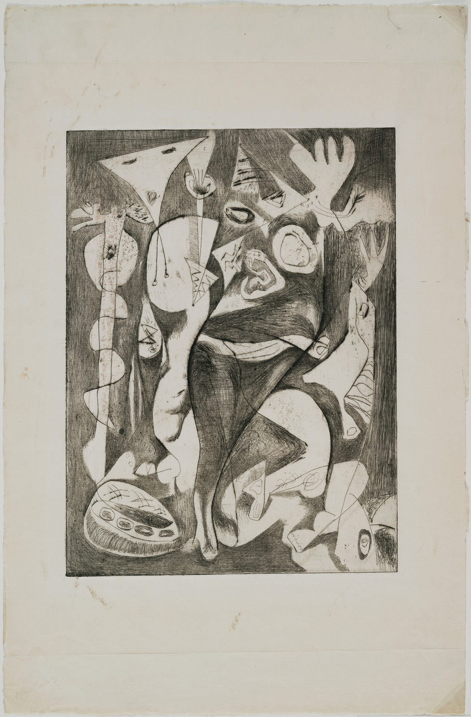 Jackson Pollock. Untitled (8), state I of II. 1944–1945