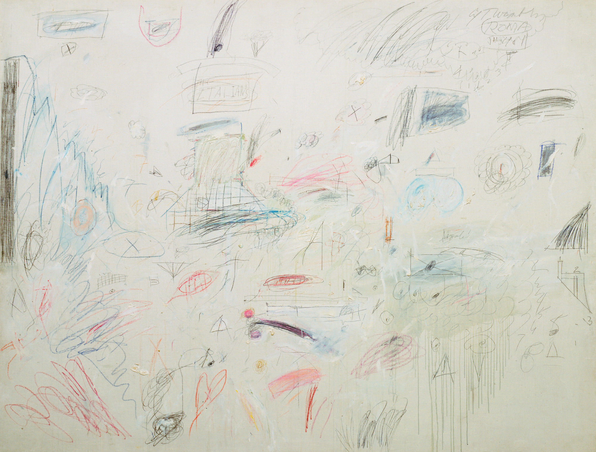 Cy Twombly. The Italians. Rome, January 1961 | MoMA