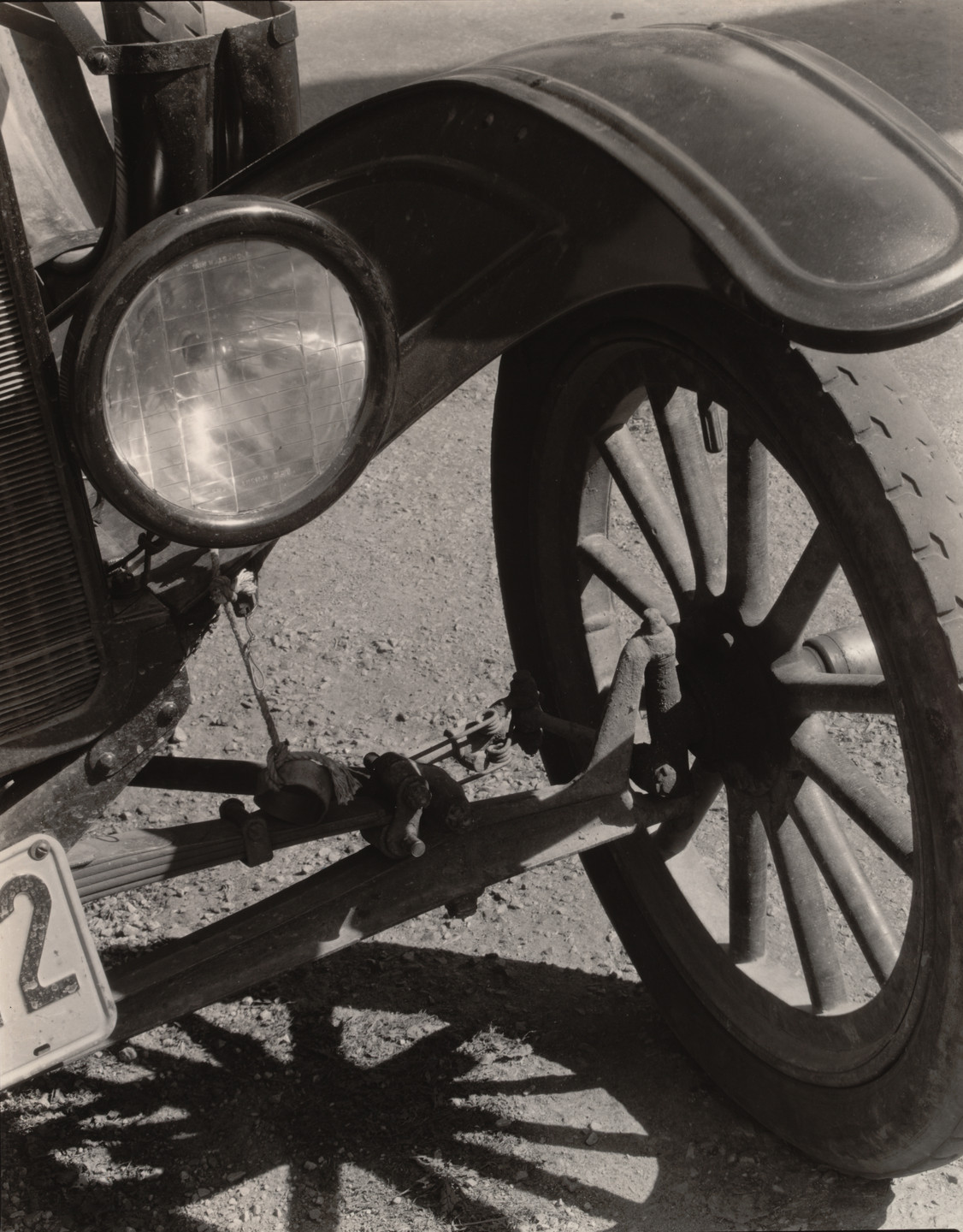 Ralph Steiner. Ford Car, Ford Headlight and Wheel. 1929