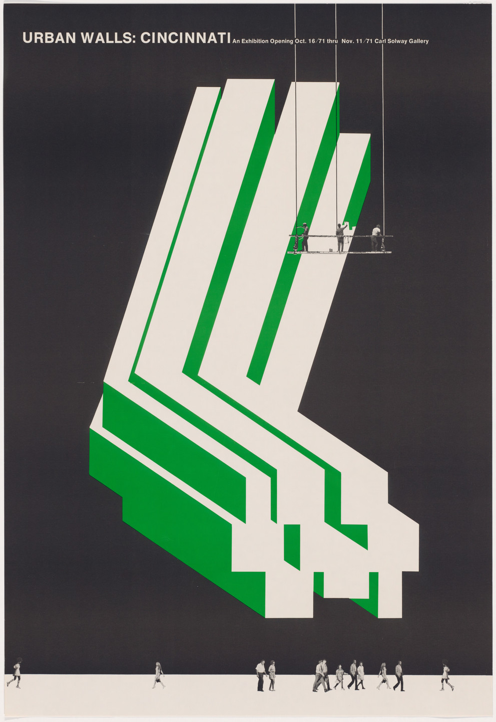Barron Krody. Urban Walls: Cincinnati. 1971