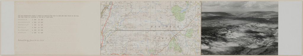 Walking a Straight 10-Mile Line, Dartmoor, England