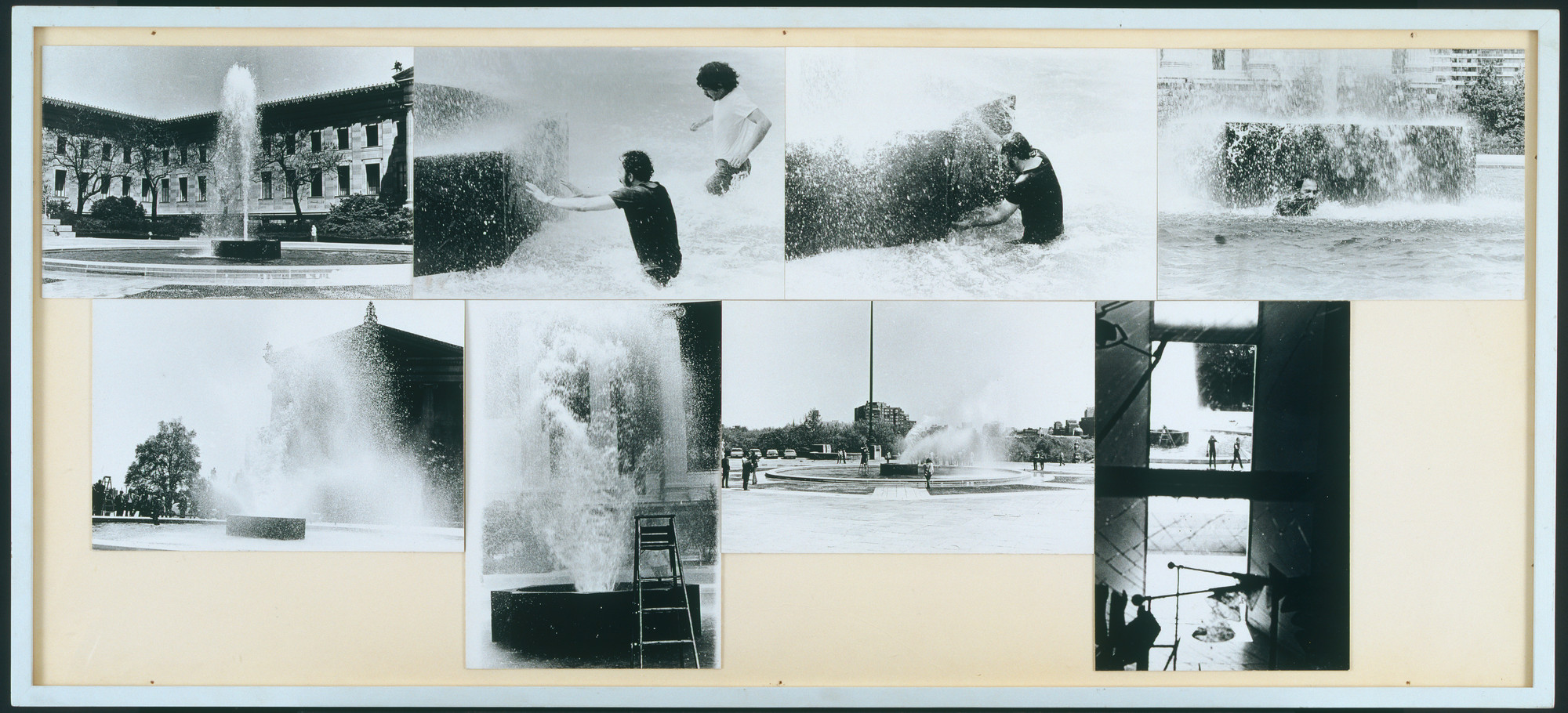 Rafael Ferrer. Deflected Fountain 1970, For Marcel Duchamp. 1970