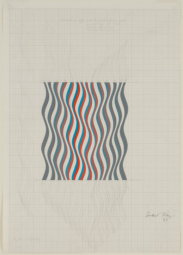 Bridget Riley. Study. 1967