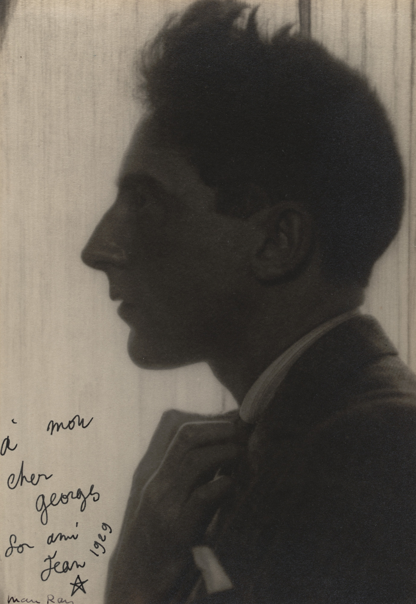 Man Ray (Emmanuel Radnitzky). Jean Cocteau