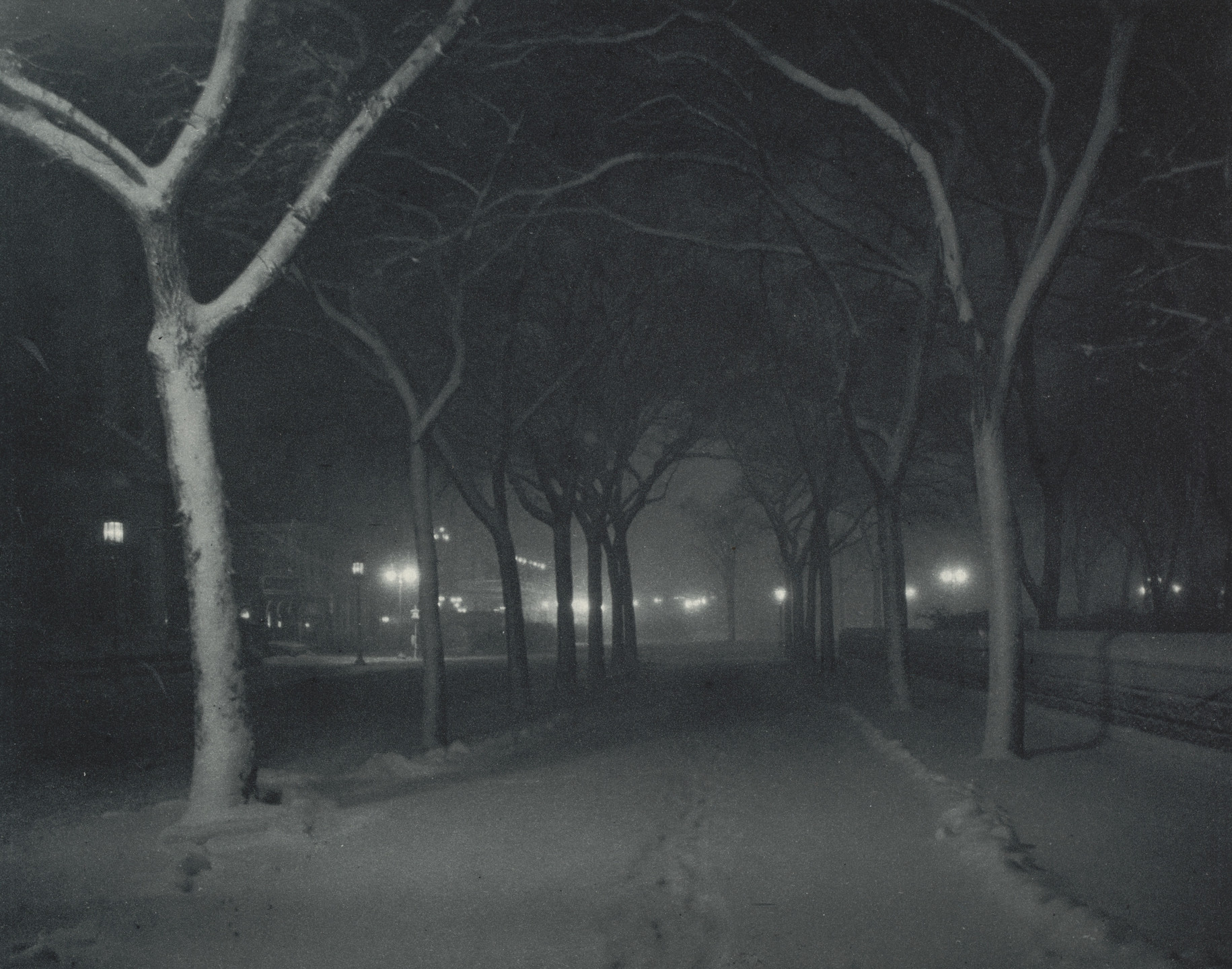 Alfred Stieglitz. Icy Night, New York. 1898