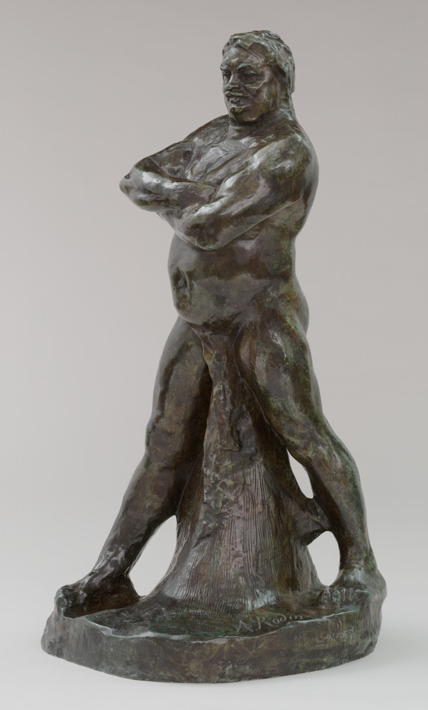 Naked Balzac with Folded Arms