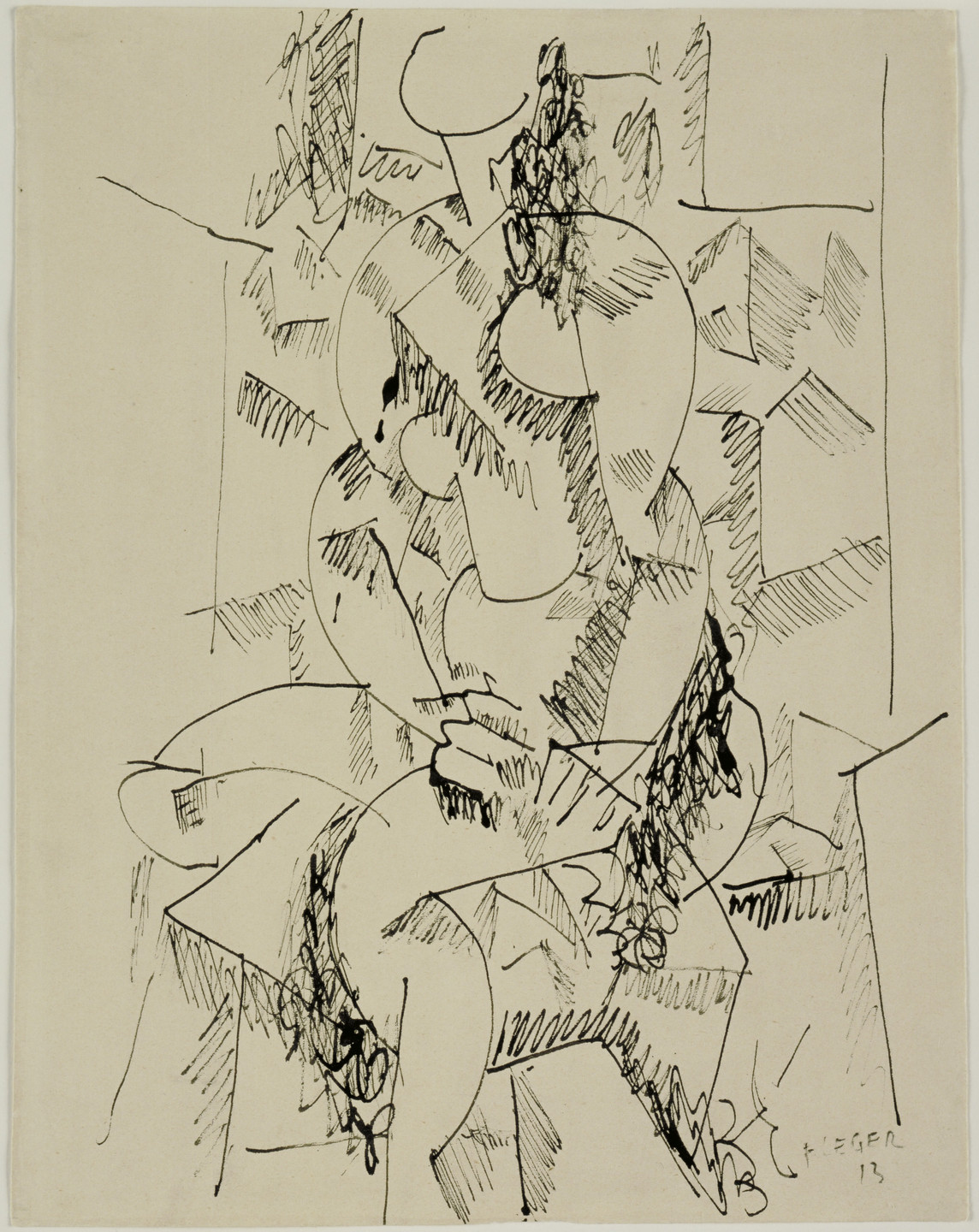 Fernand Léger. Seated Nude. 1913
