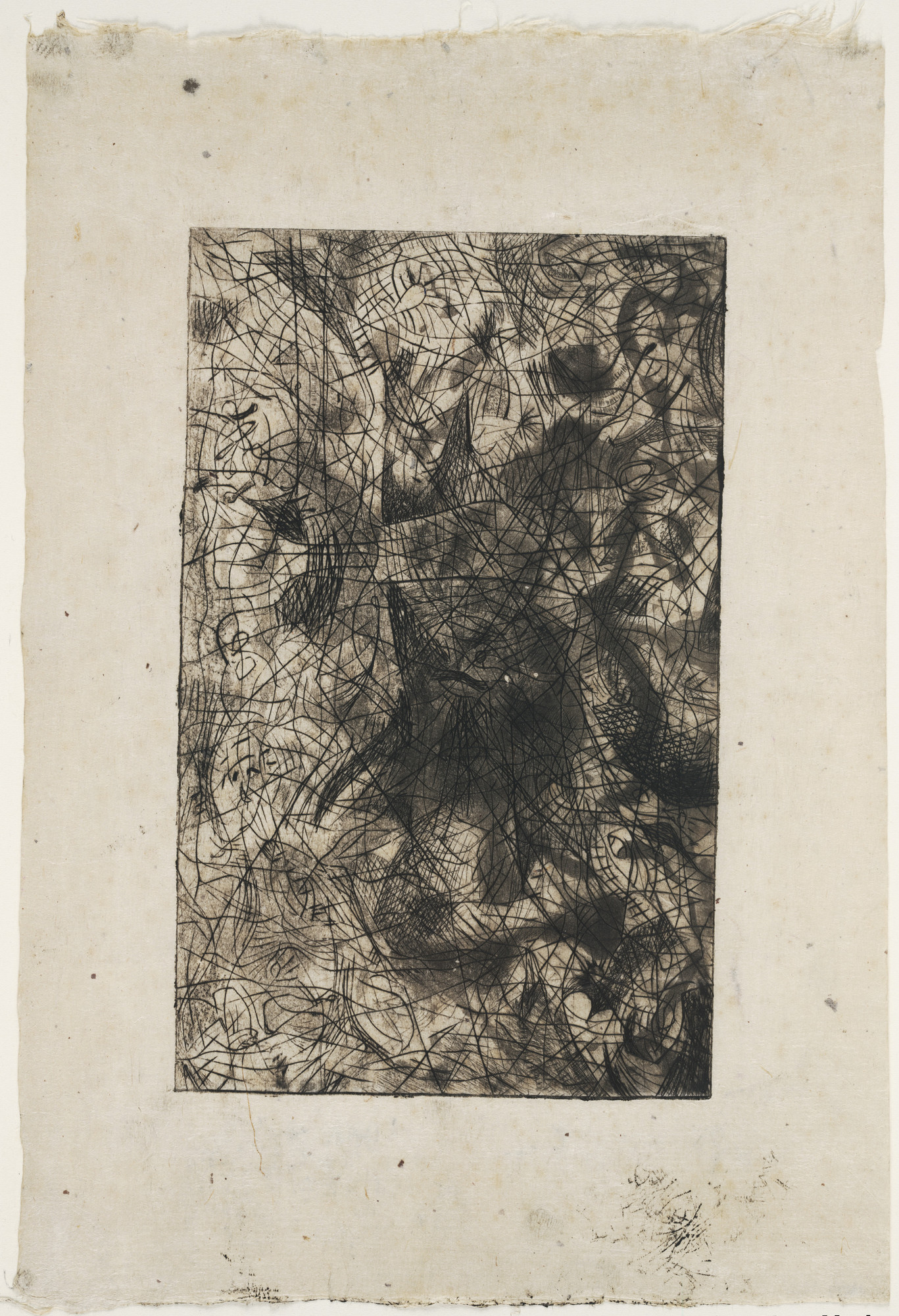 Jackson Pollock. Untitled (11), state II of II