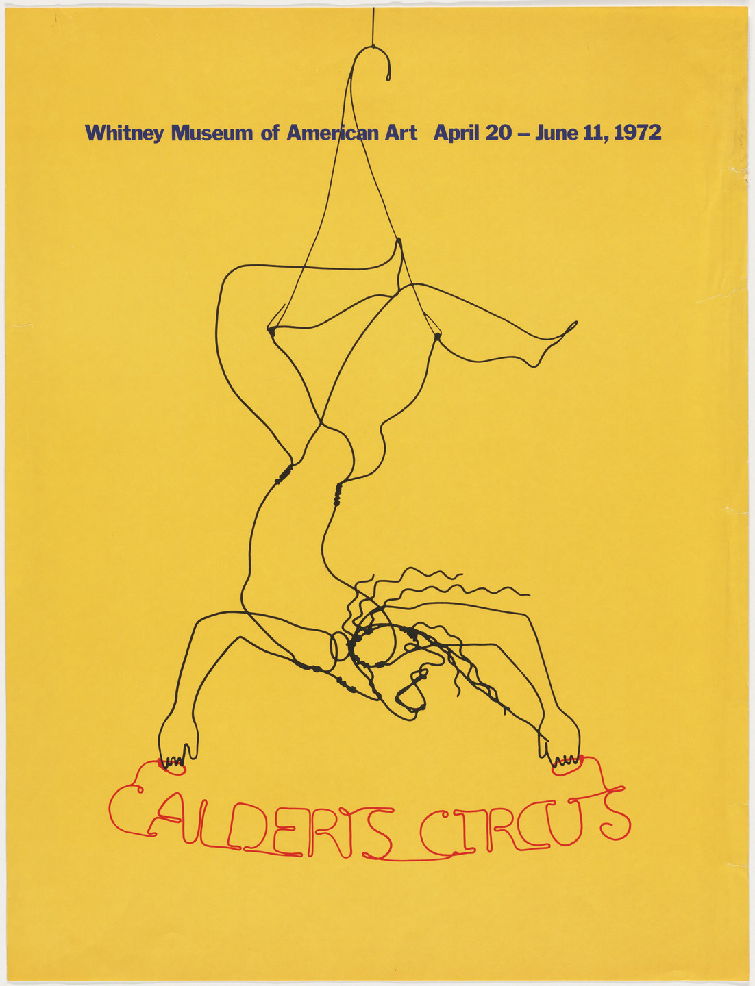 Alexander Calder. Calder&#39;s Circus, Whitney Museum of American Art April 20-July 11, 1972. 1972
