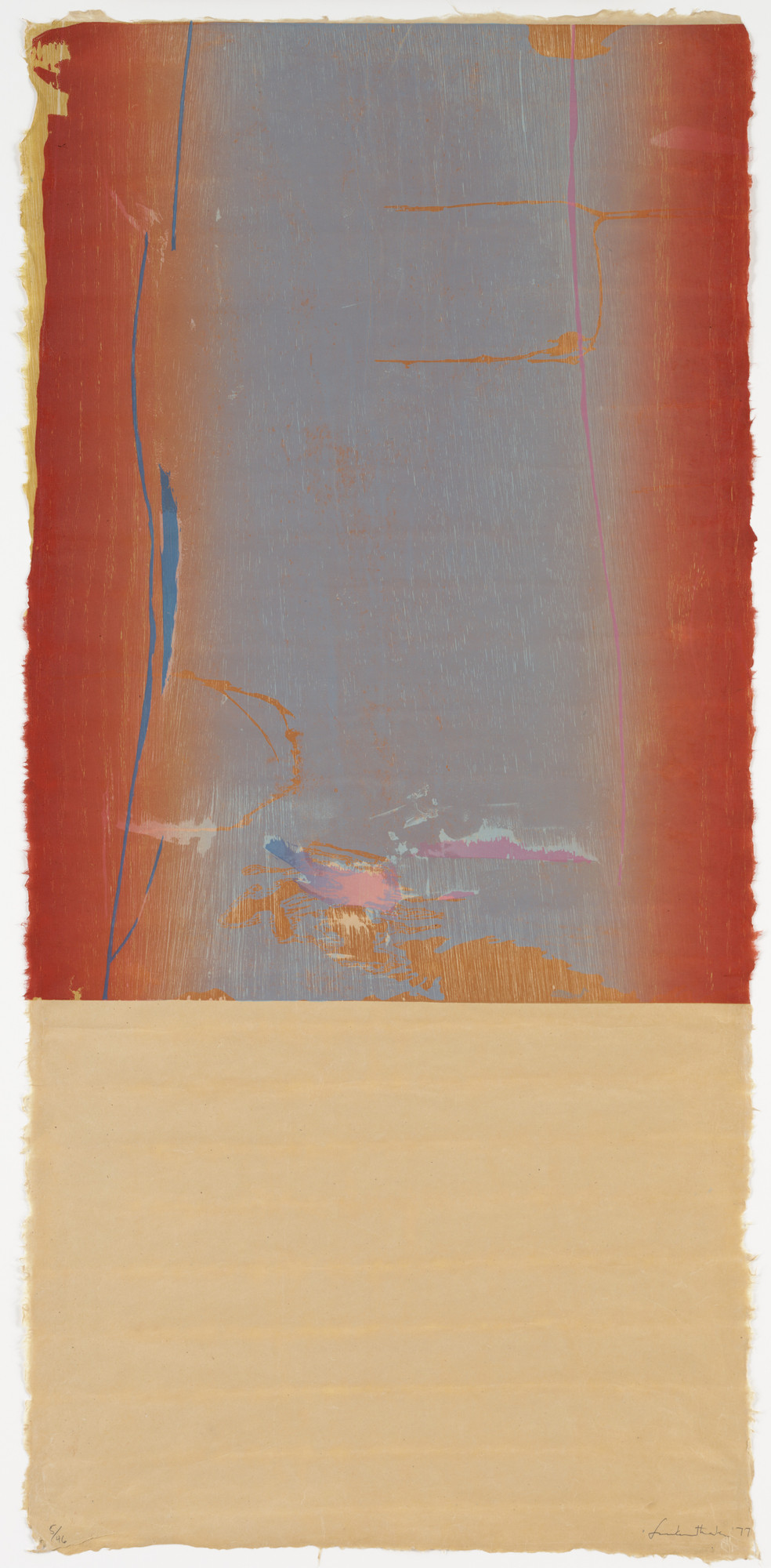 Helen Frankenthaler. Essence Mulberry. 1977 | MoMA