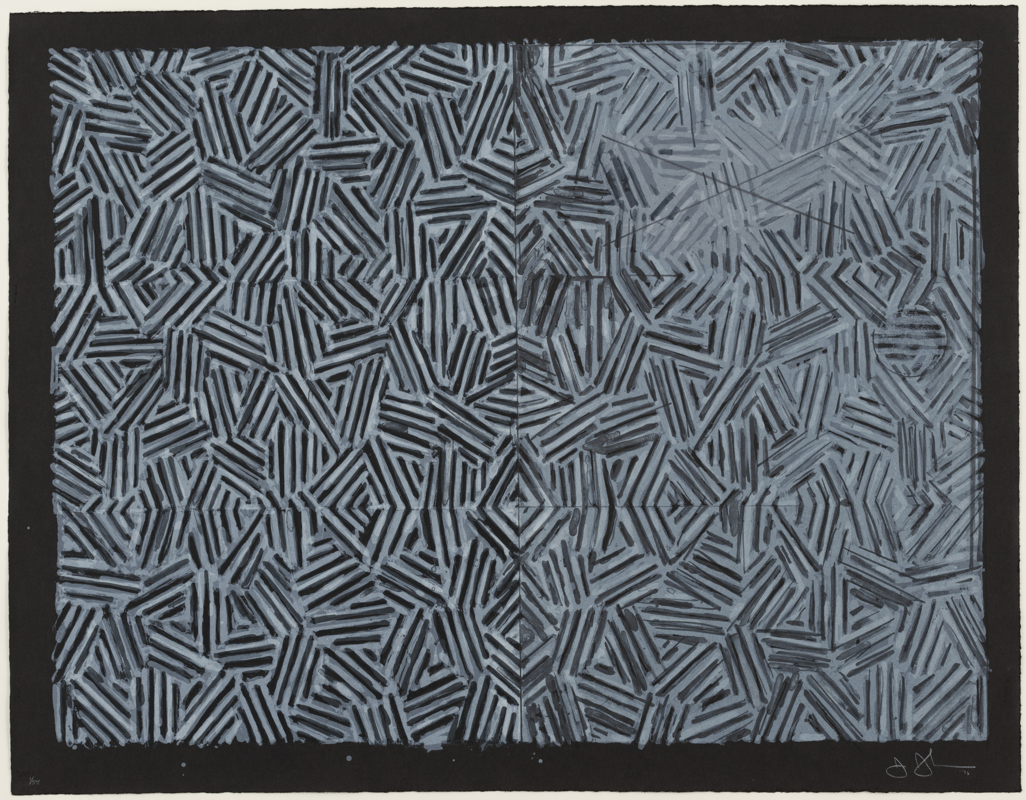 Jasper Johns. Corpse and Mirror