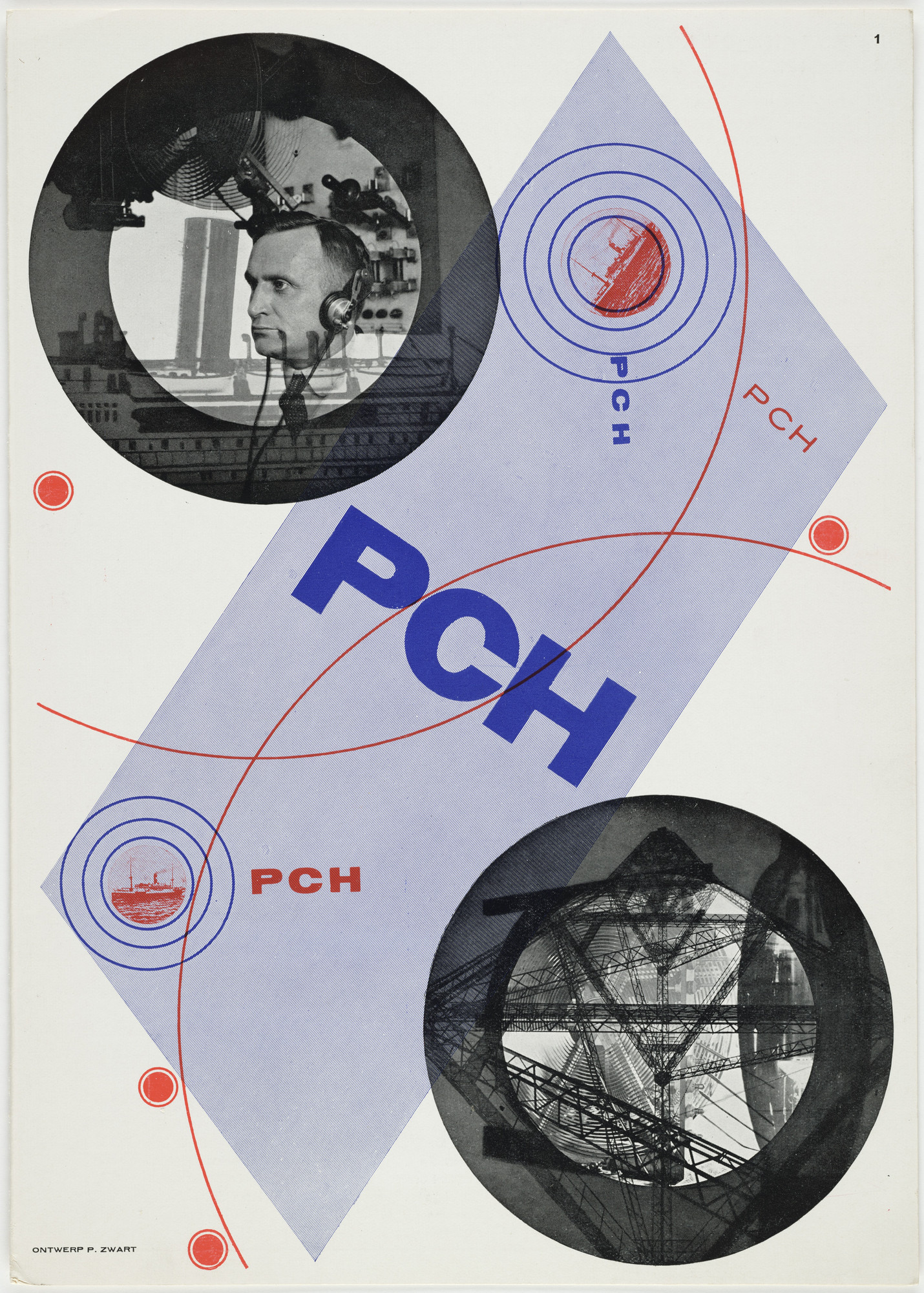Piet Zwart. Brochure for Scheveningen Radio (PCH)