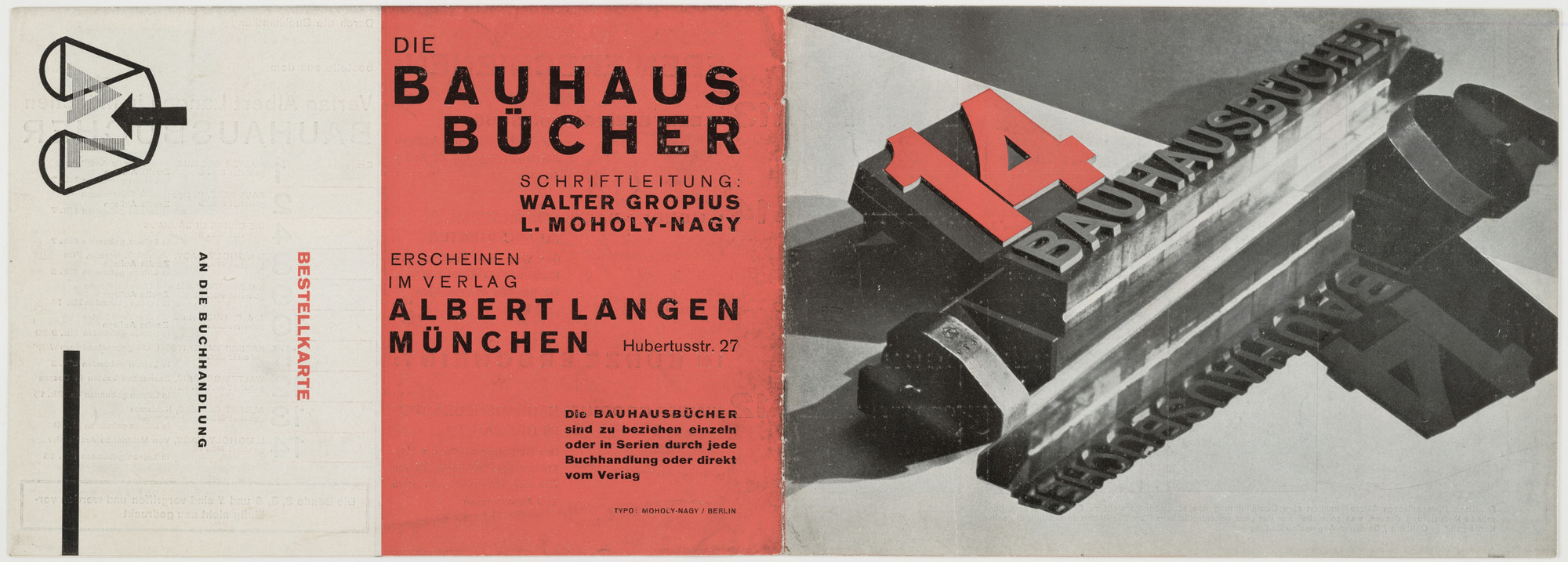 László Moholy-Nagy. 14 Bauhausbücher