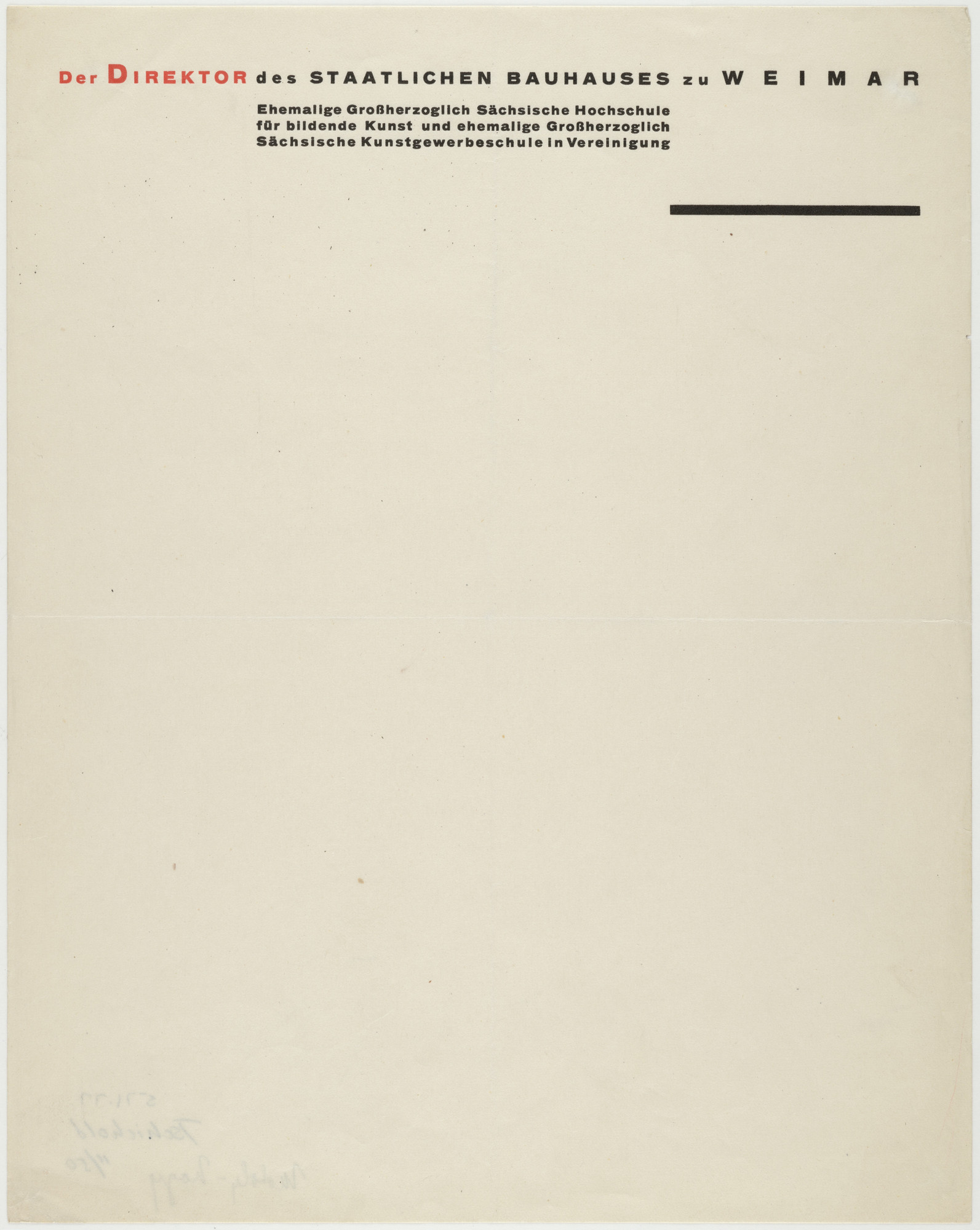 László Moholy-Nagy. Der Direktor des Staatlichen Bauhauses zu Weimar
