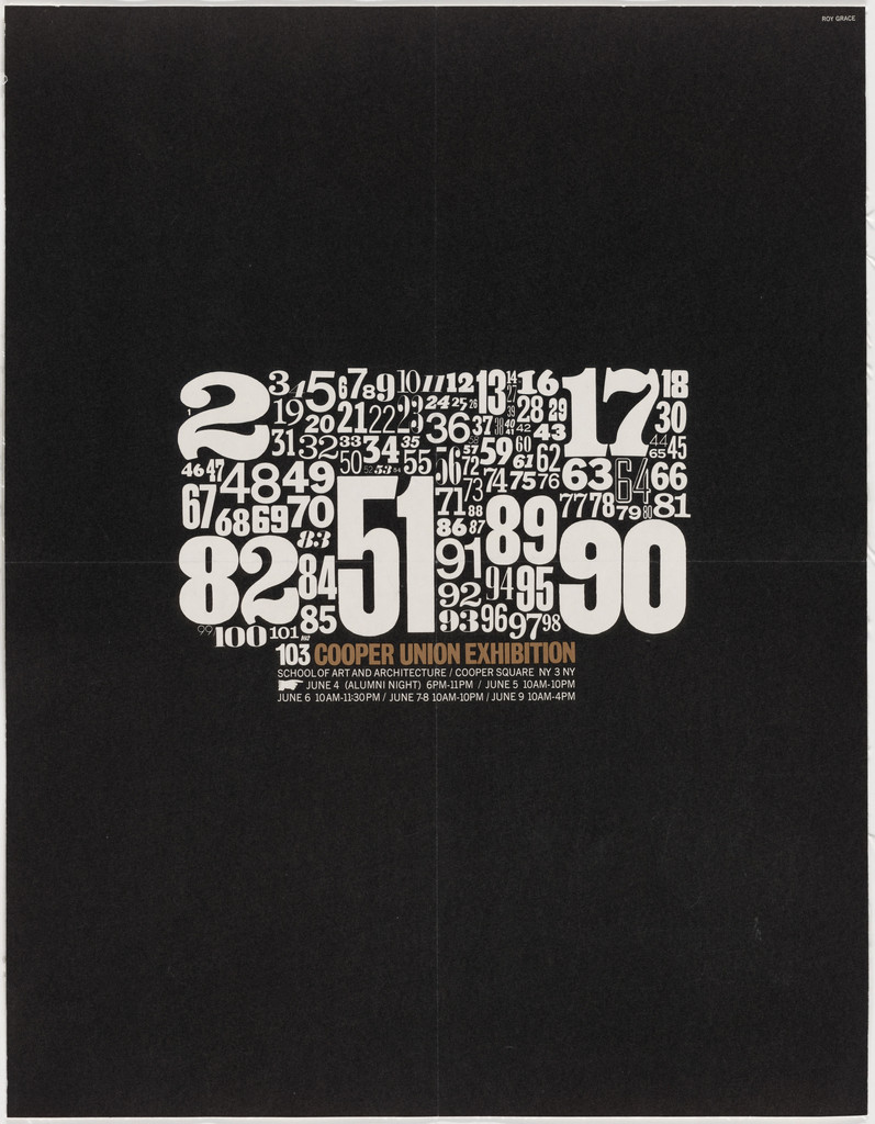 103,Cooper Union Exhibition, School of Art and Architecture