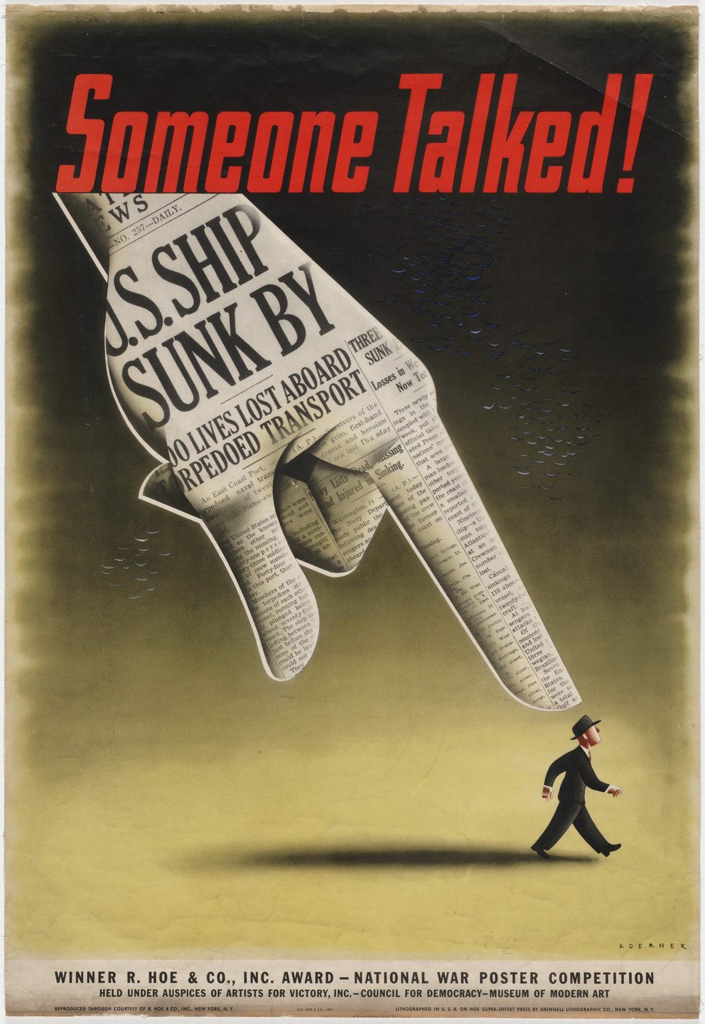 Henry Koerner. Someone Talked!. 1942
