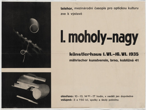 L. Moholy-Nagy, Künstlerhaus, Brno, June 1-16, 1935