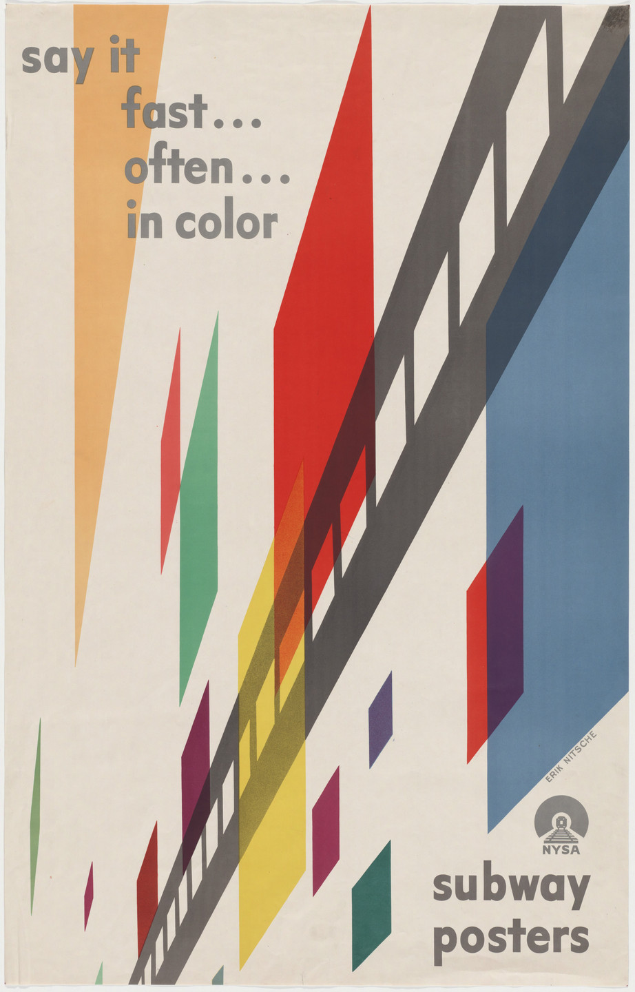 Erik Nitsche. Say it Fast..Often..With Color. 1947