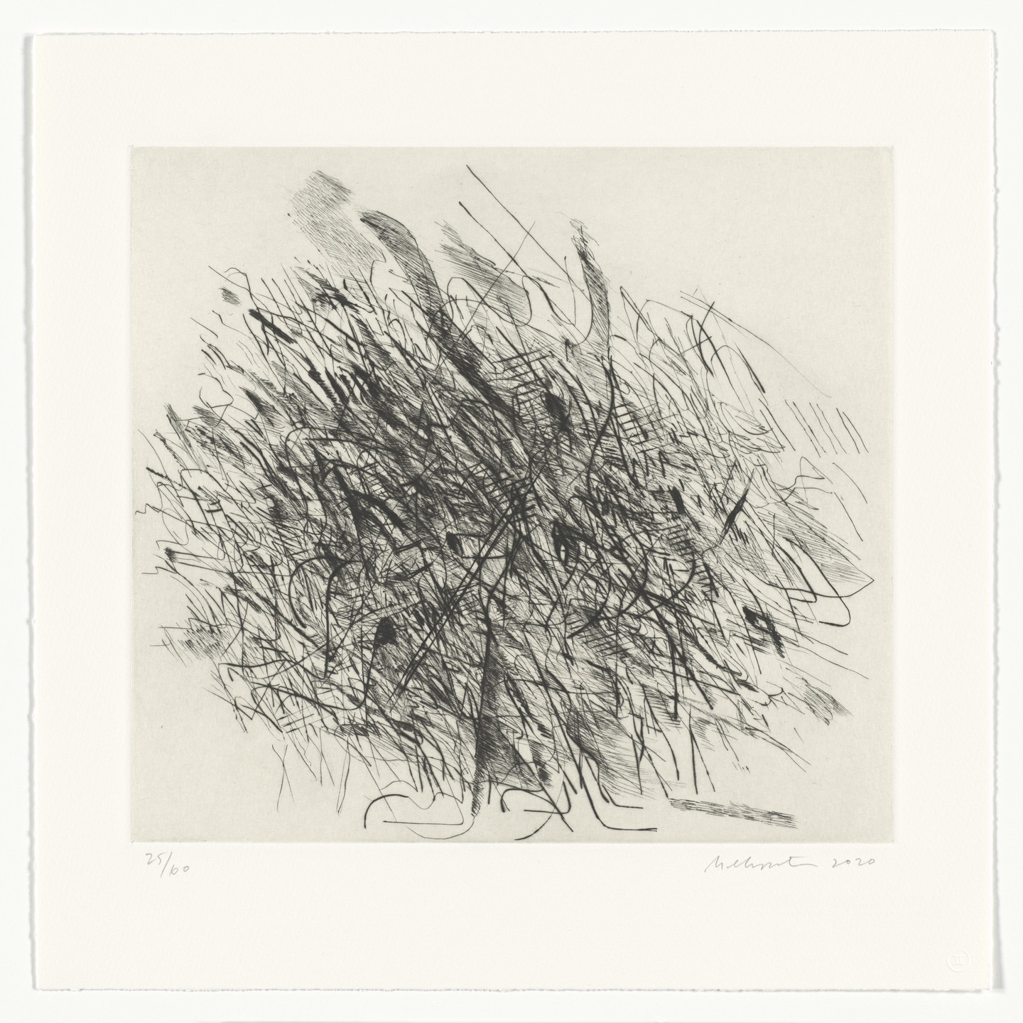 Julie Mehretu. Arms from the portfolio The Met 150. 2020, published 2021