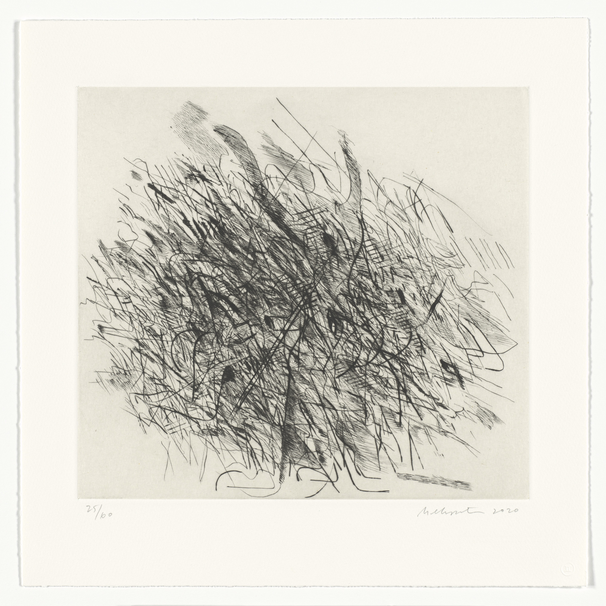 Julie Mehretu. Arms from the portfolio The Met 150
