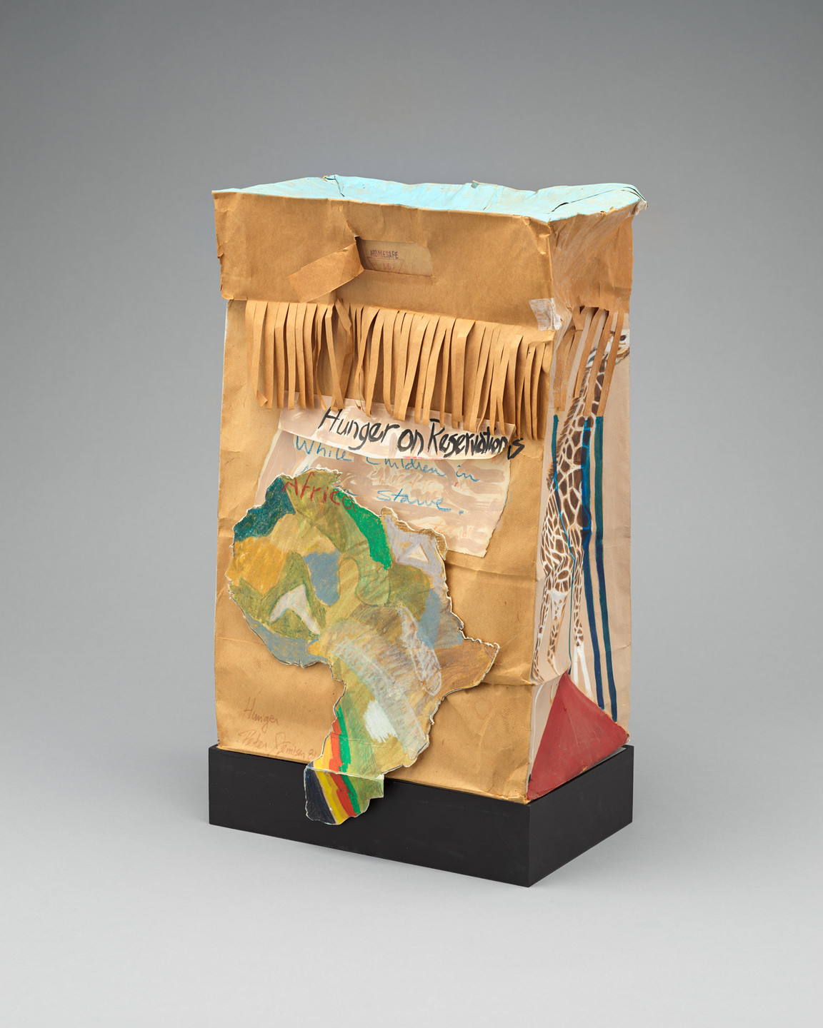 G. Peter Jemison. Hunger on Reservations While Children in Africa Starve. 1981