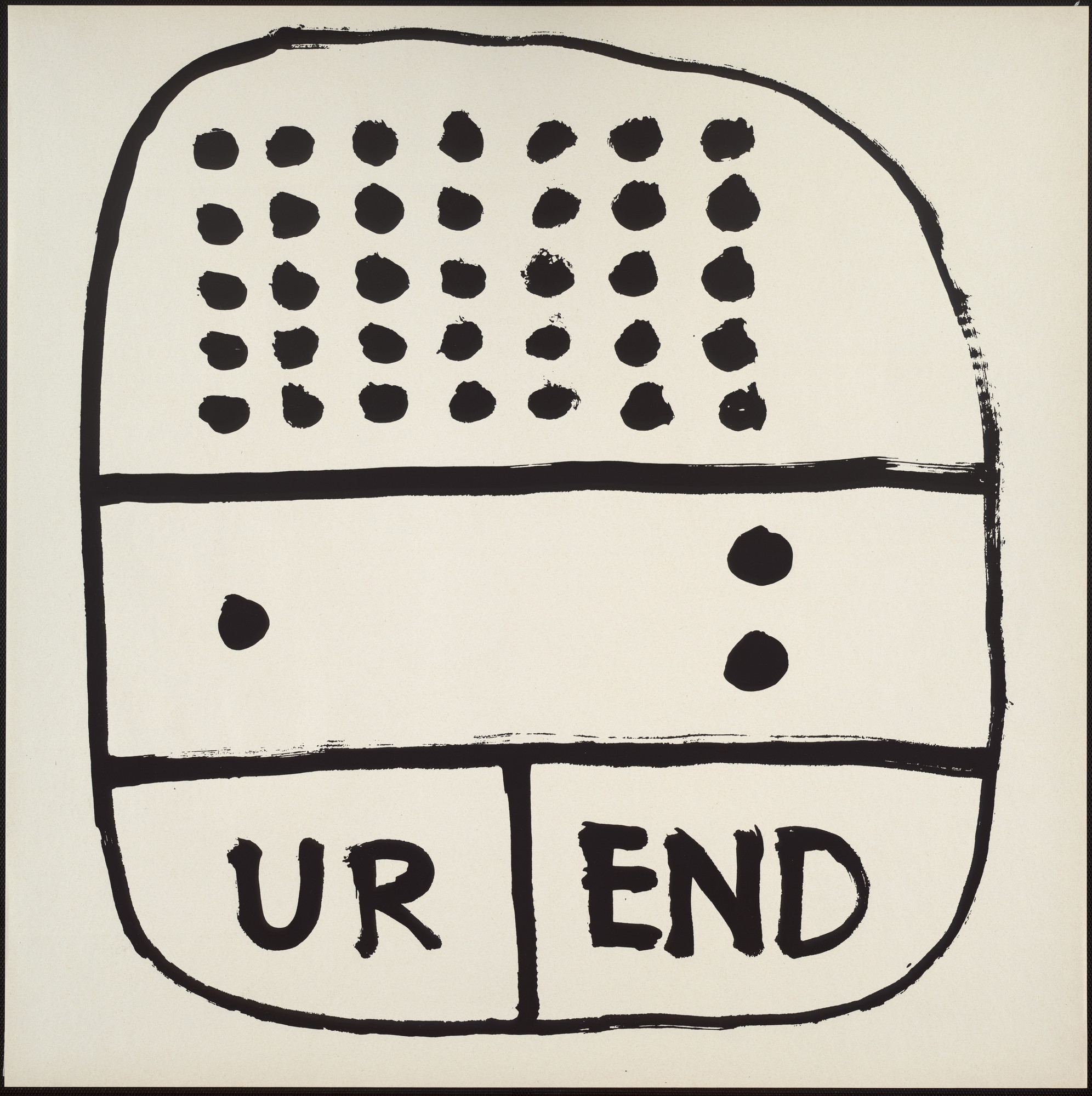 A.R. Penck (Ralf Winkler). Untitled from the portfolio Ur End Standart