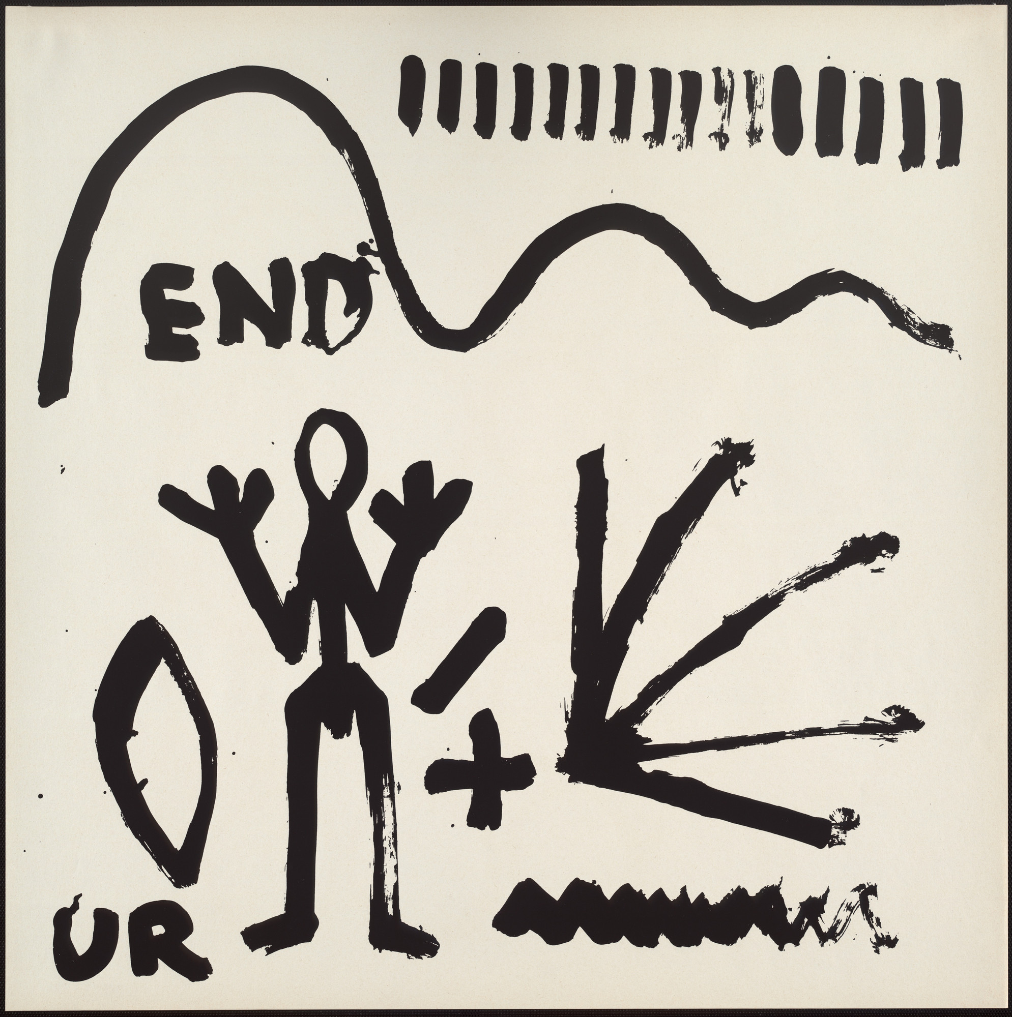 A.R. Penck (Ralf Winkler). Untitled from the portfolio Ur End Standart
