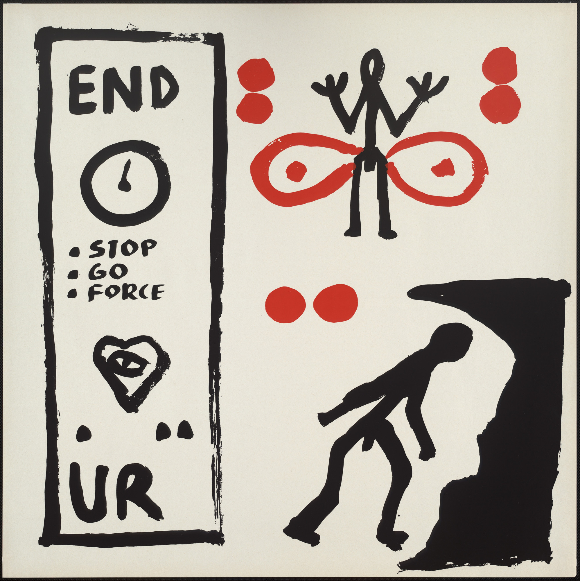 A.R. Penck (Ralf Winkler). Untitled from the portfolio Ur End Standart