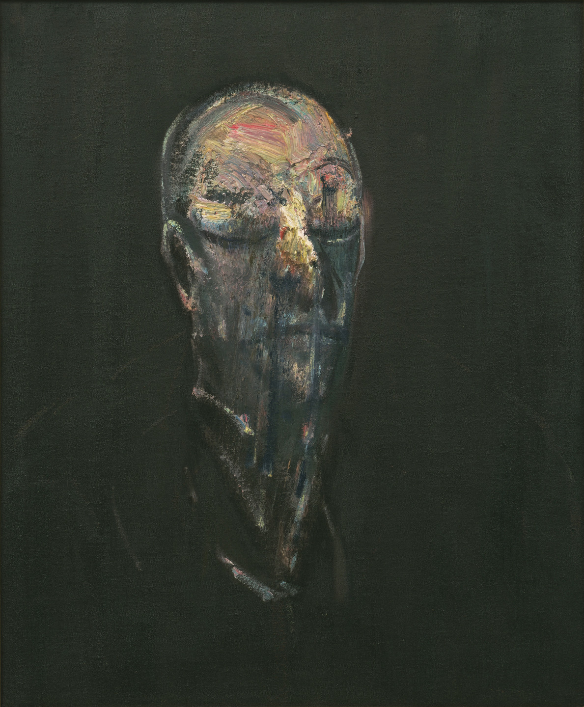 Francis Bacon. Study for Portrait, Number IV (After the Life Mask of William Blake). 1956