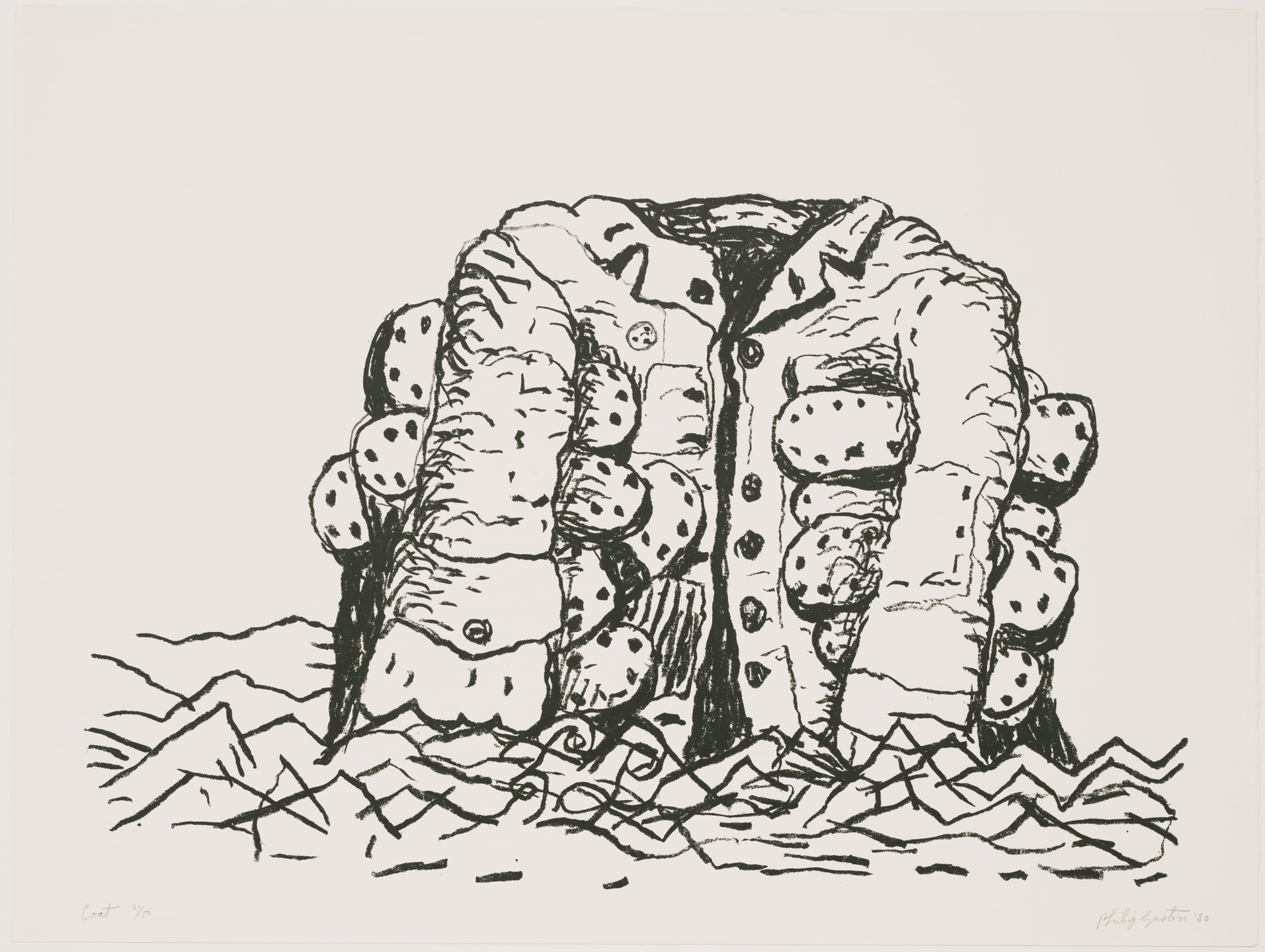 Philip Guston. Coat. 1980