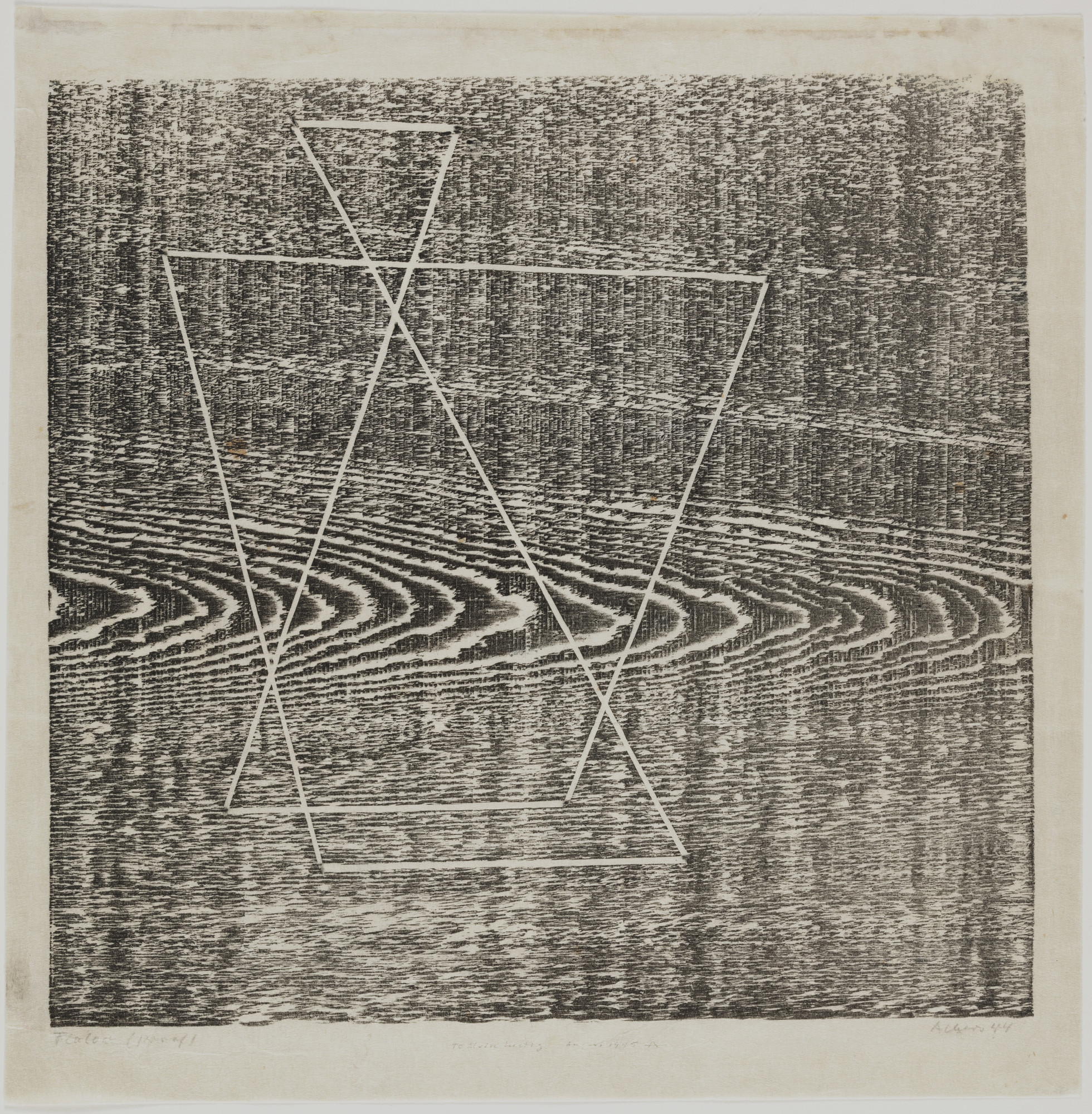 Josef Albers シルクスクリーン版画 Josef Albers. Tlaloc. 1944 | MoMA