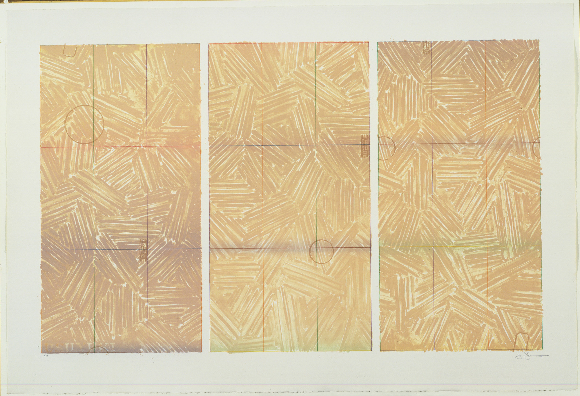 Jasper Johns. Usuyuki. 1979