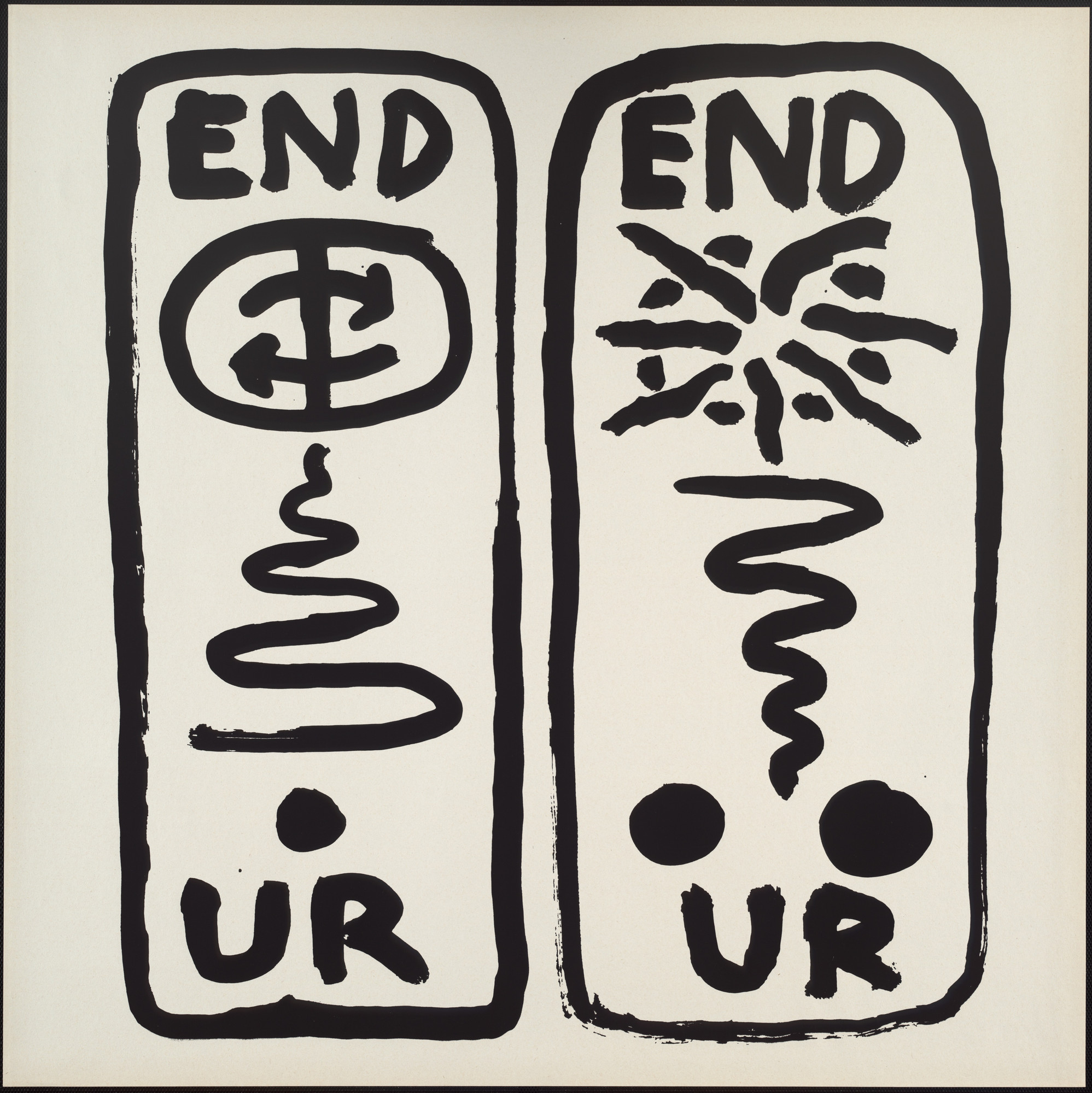 A.R. Penck (Ralf Winkler). Untitled from the portfolio Ur End Standart
