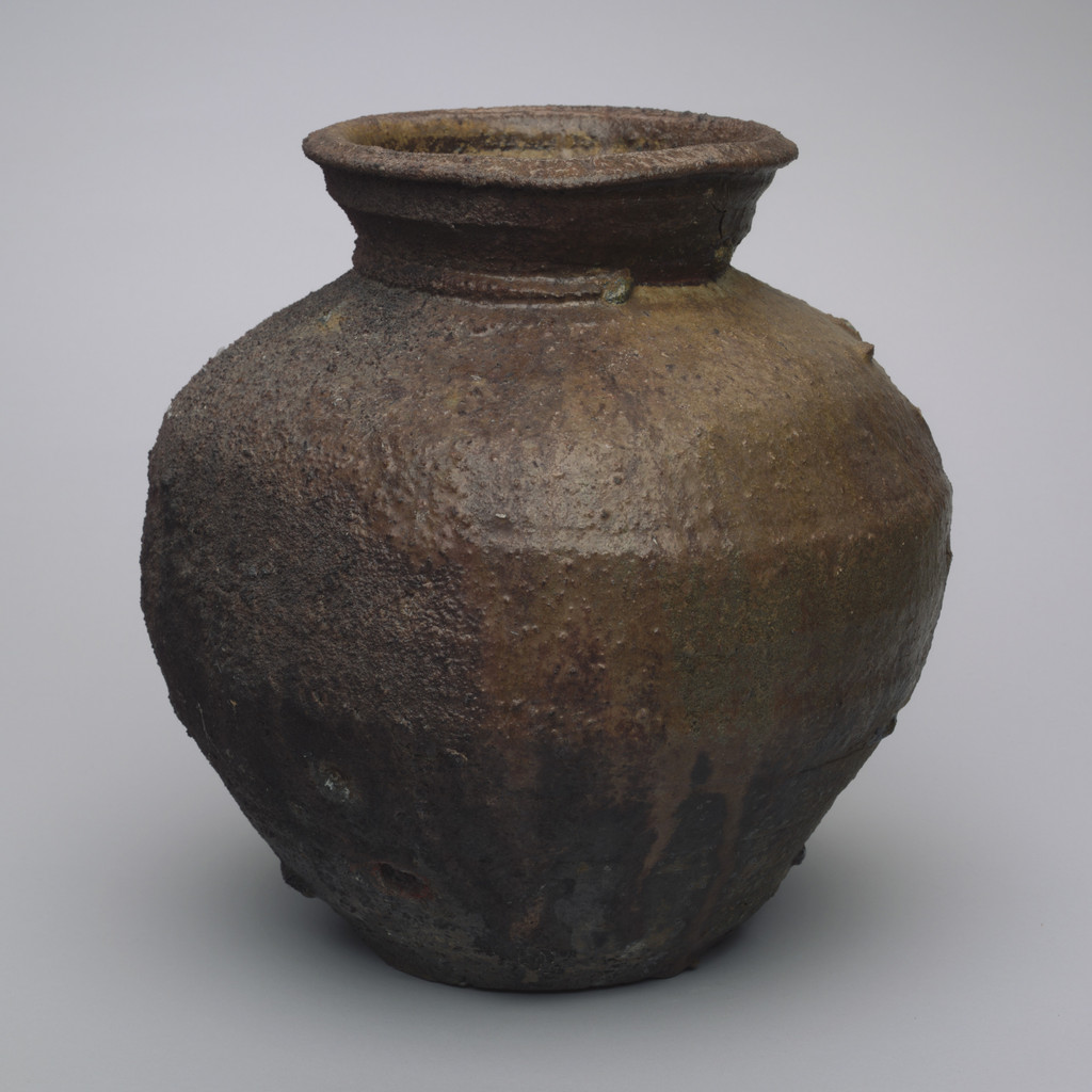 Storage Jar with Stone Inclusions