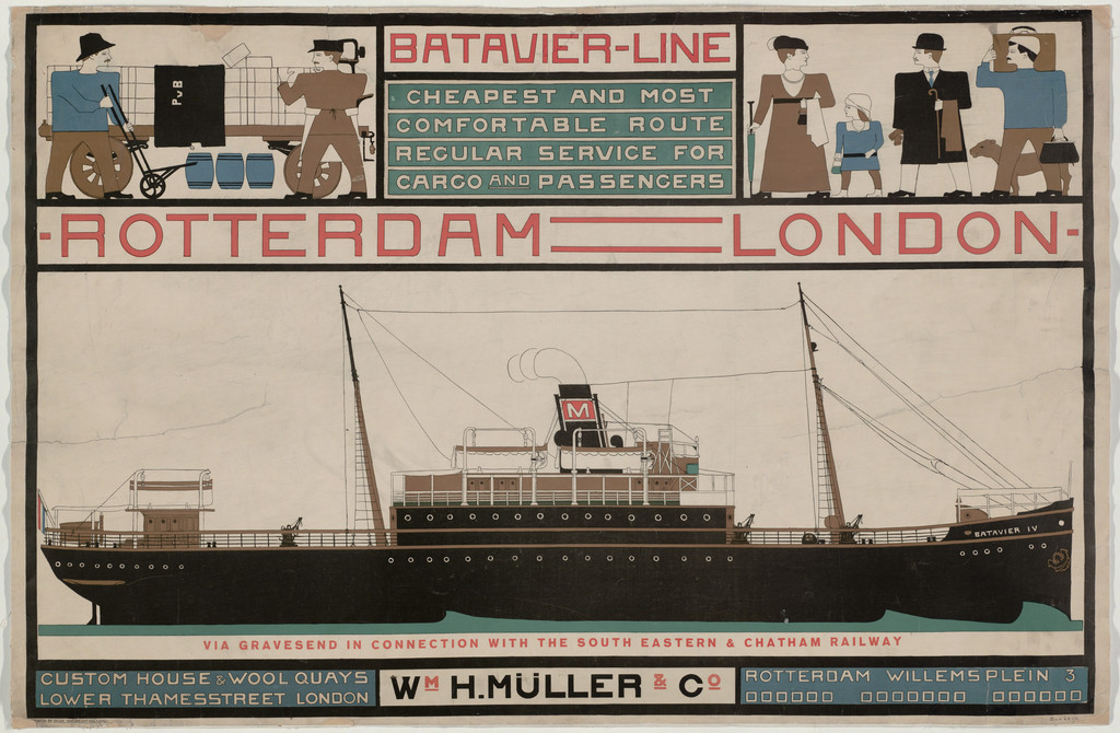 Batavier-Line, Rotterdam-London