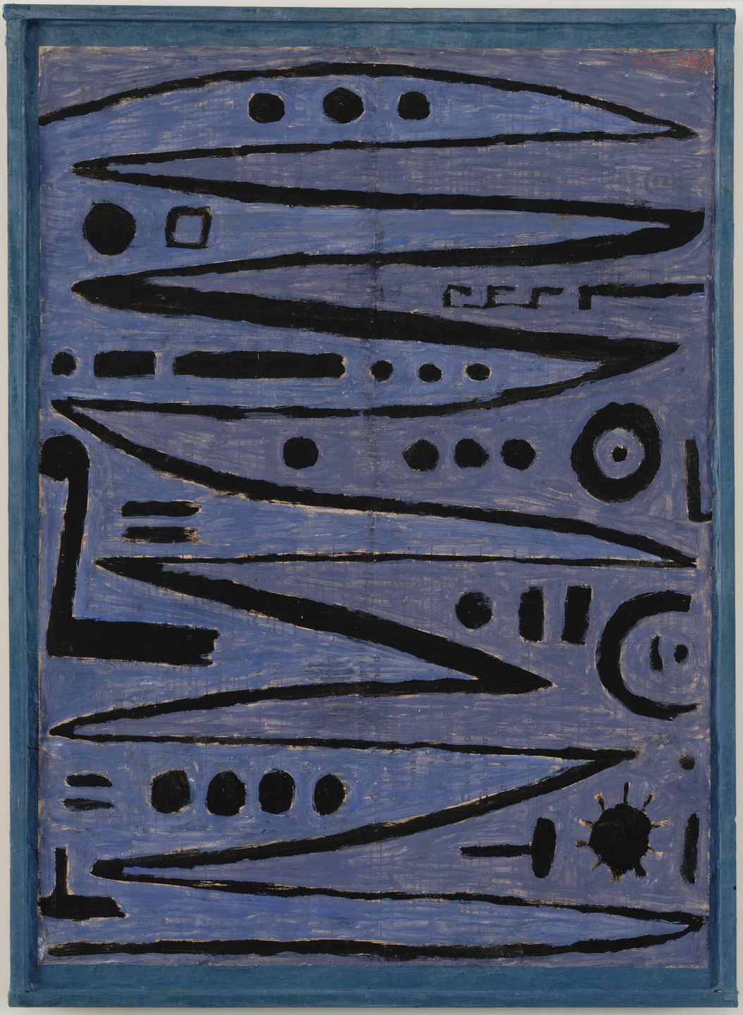 Paul Klee. Heroic Strokes of the Bow (Heroische Bogenstriche). 1938