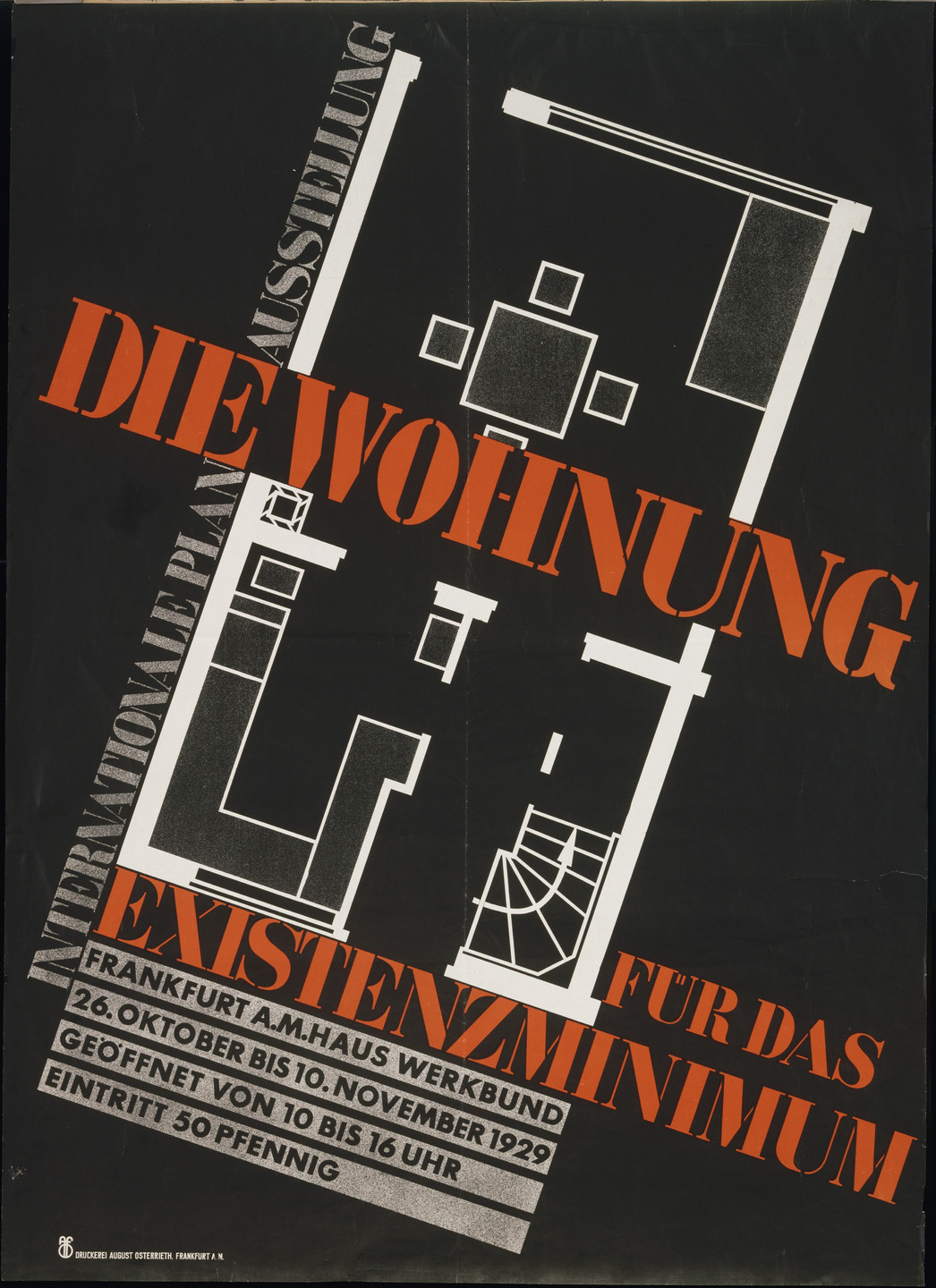Hans Leistikow. Die Wohnung für das Existenzminimum (The Dwelling for Minimal Existence). 1929