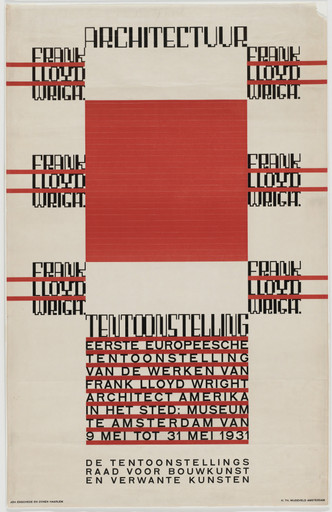 Architectuur, Frank Lloyd Wright, Tentoonstellung