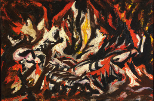 Jackson Pollock. The Flame. c. 1934-38 | MoMA