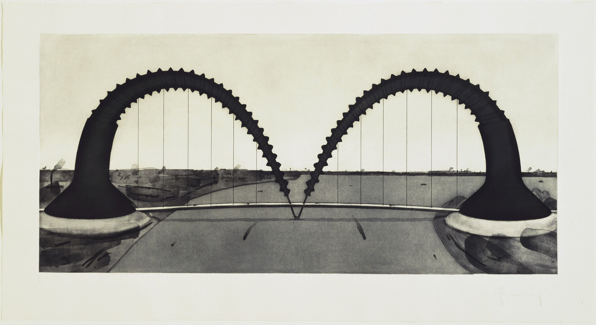 Claes Oldenburg. Screwarch Bridge, state II. 1980