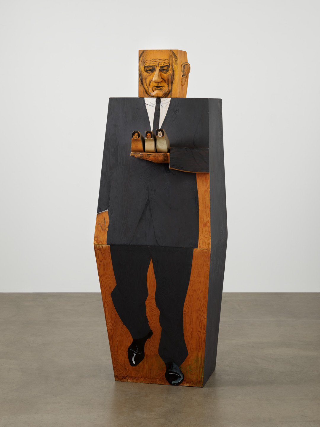 Marisol (Marisol Escobar). LBJ. 1967