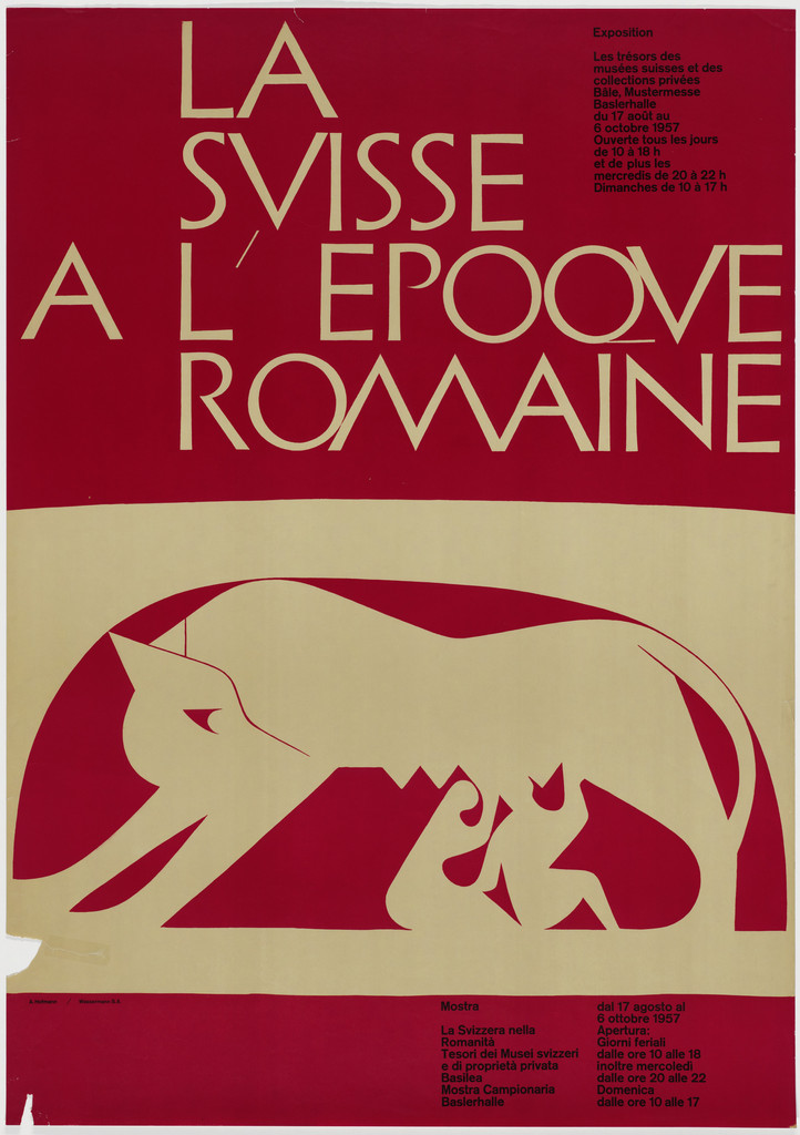 La Suisse a L'Epoque Romaine, Exposition, Les tresors des musees suisses et des collections privees, Bale, Mustermesse Baslerhalle
