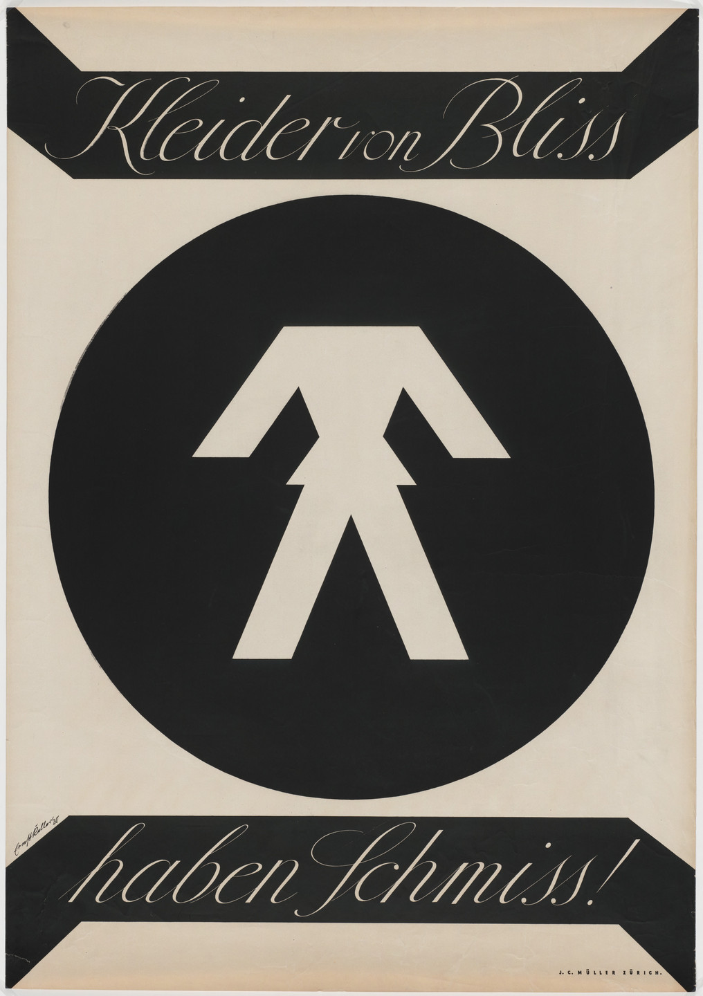 Ernst Keller. Kleider von Bliss Haben Schmiss! (Clothes From Bliss Have Verve!). 1920