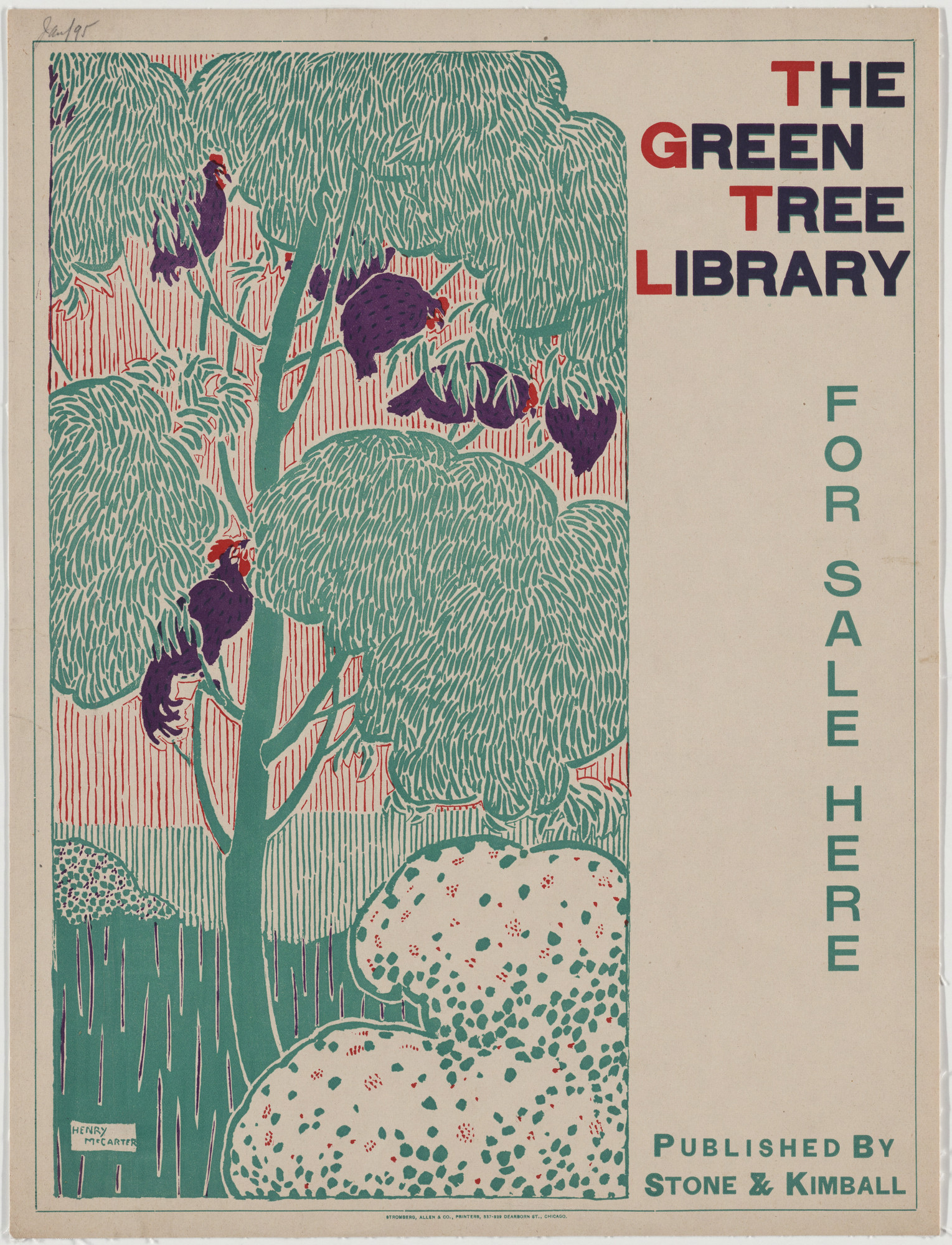 Henry McCarter. The Green Tree Library For Sale Here