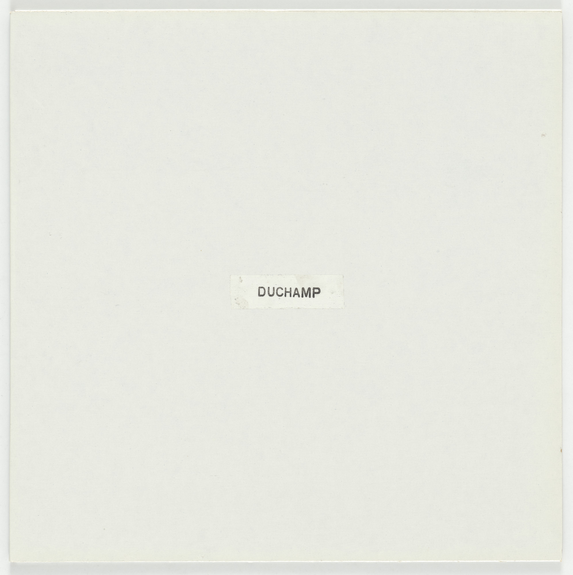 Albert Oehlen. Duchamp