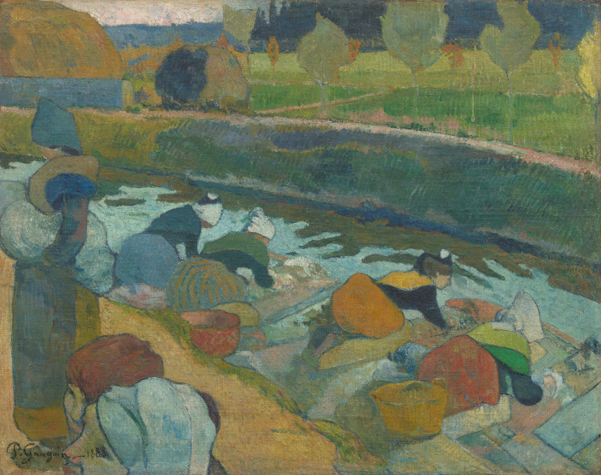 Paul Gauguin. Washerwomen. Arles 1888 | MoMA