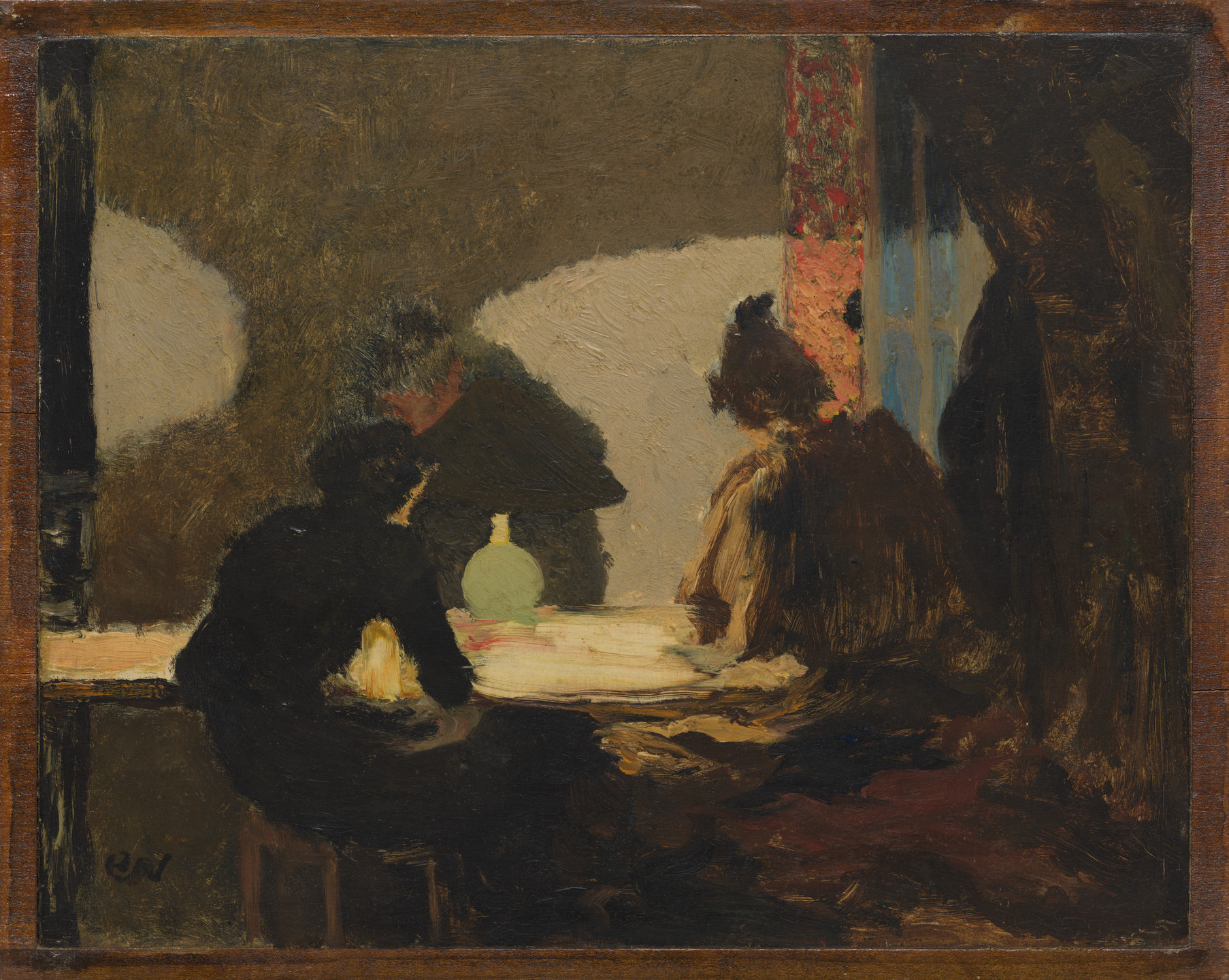 Édouard Vuillard. The Green Lamp. 1893