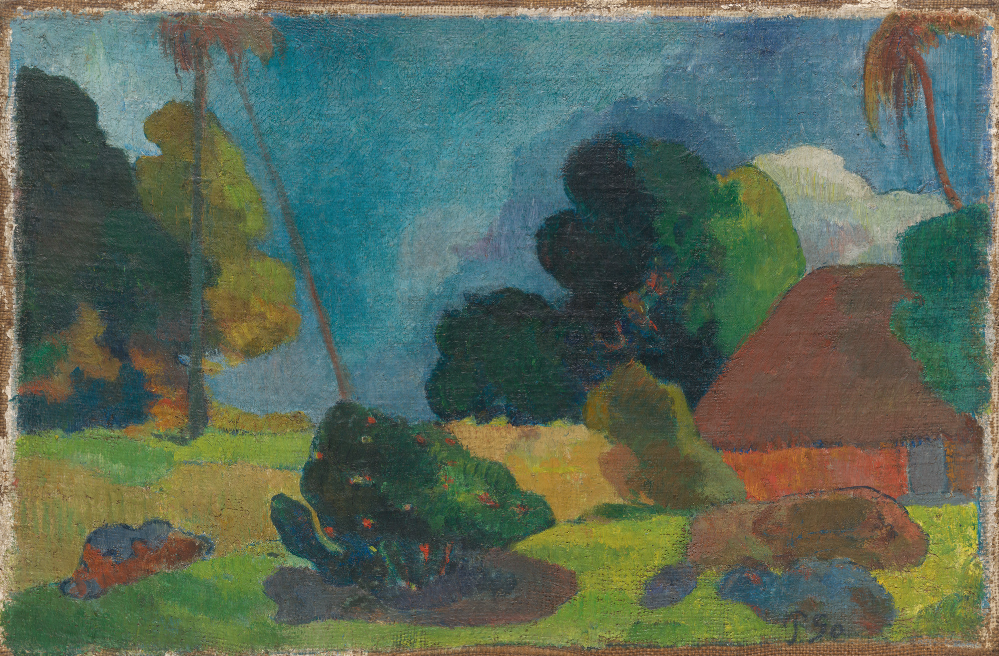 Paul Gauguin. Tahitian Landscape. 1899 | MoMA