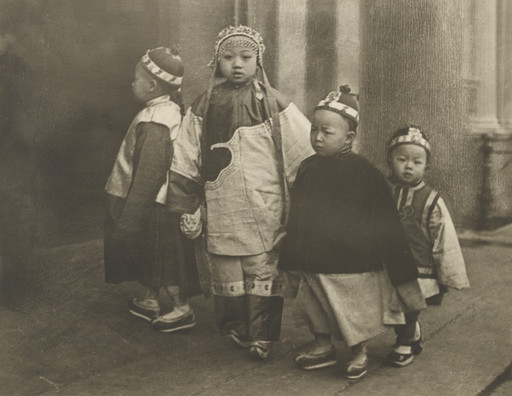 Arnold Genthe. Children were the Pride, Joy and Chief Delight of the Quarter. 1896-1906